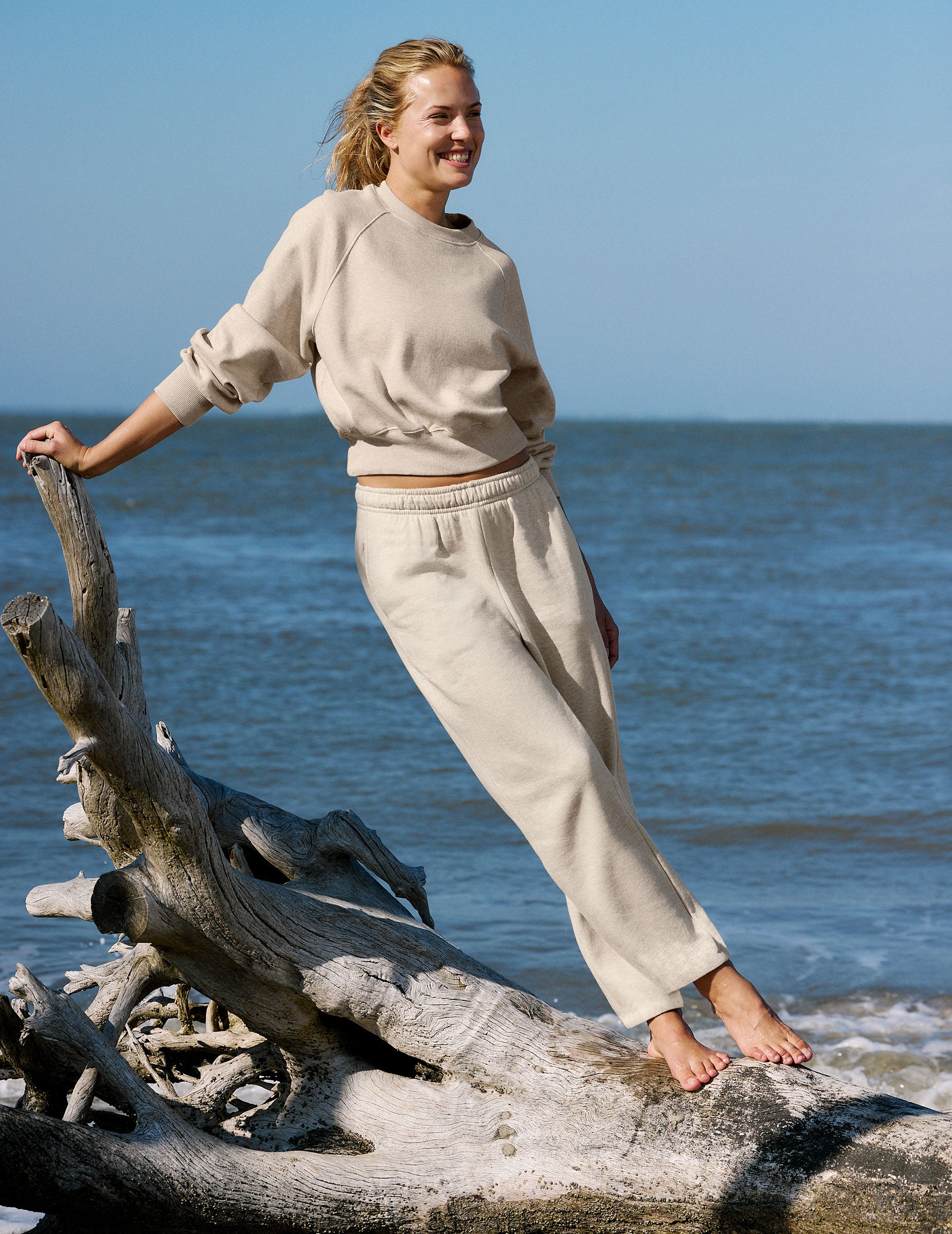 LuxeFleece 2.0™ Straight Leg Sweatpant 29" - Oatmeal Heather
