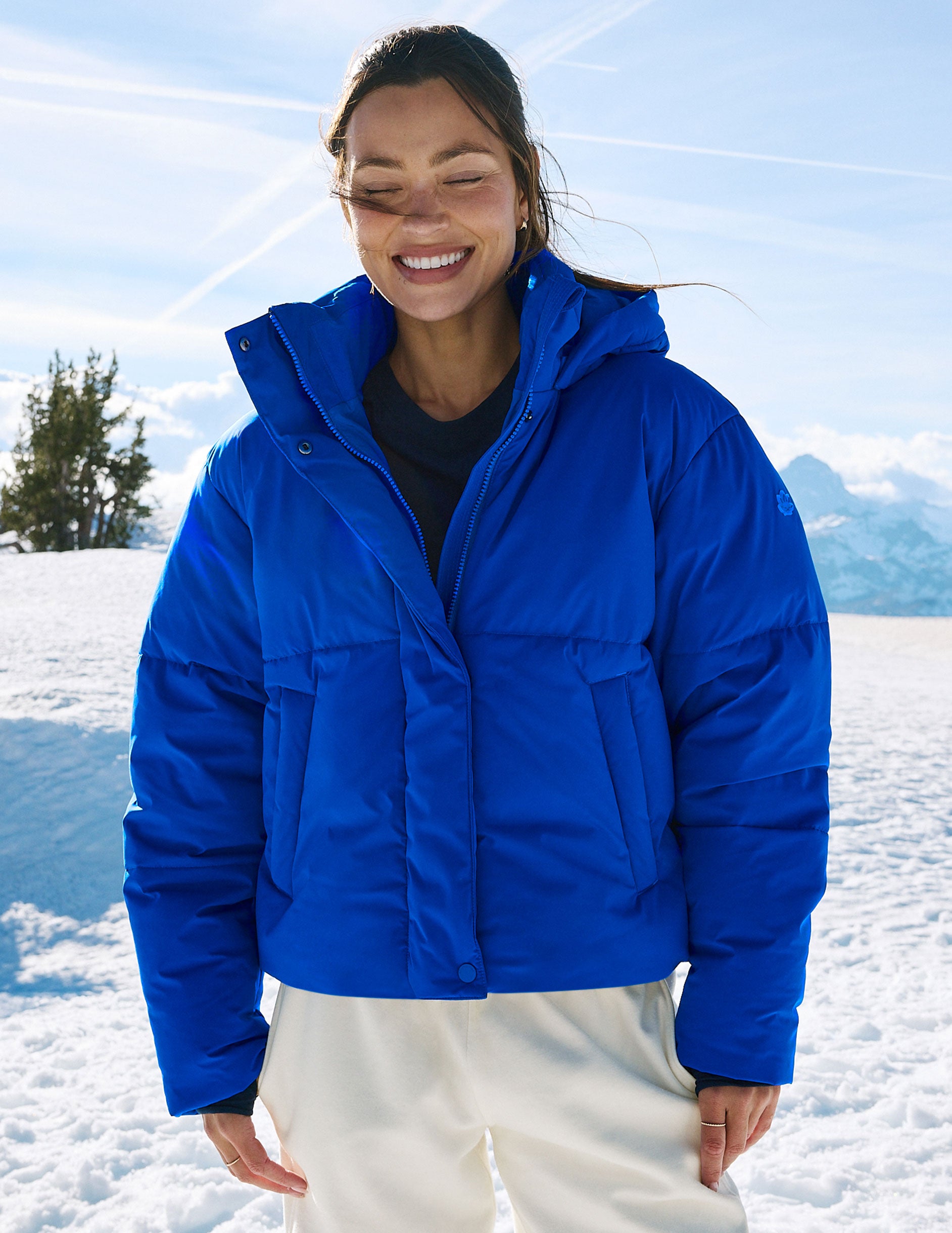 Up For It Puff Matte Jacket - Ultra Blue