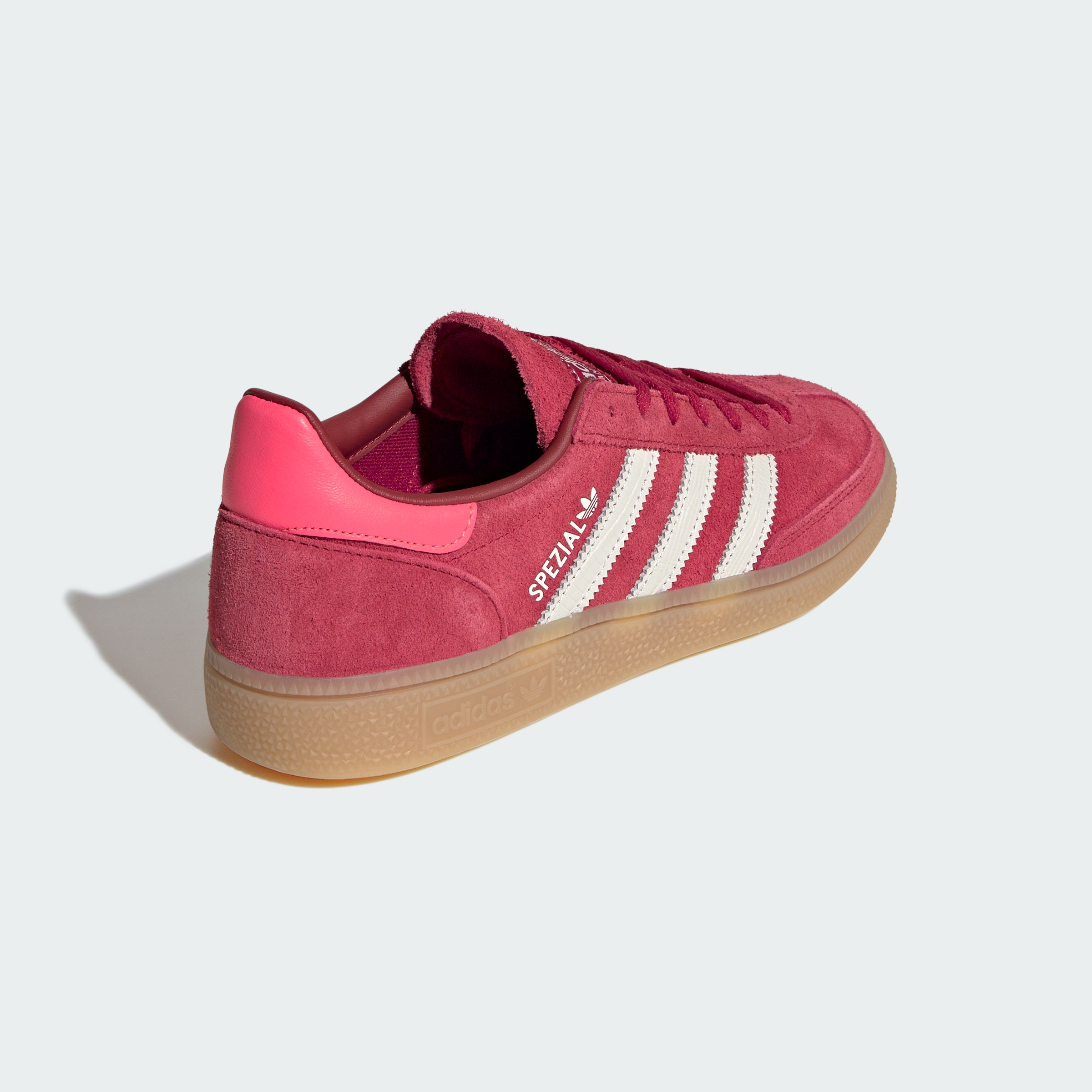 HANDBALL SPEZIAL SHOES — Team Victory Red / Off White / Solar Turbo — Back Lateral Top View