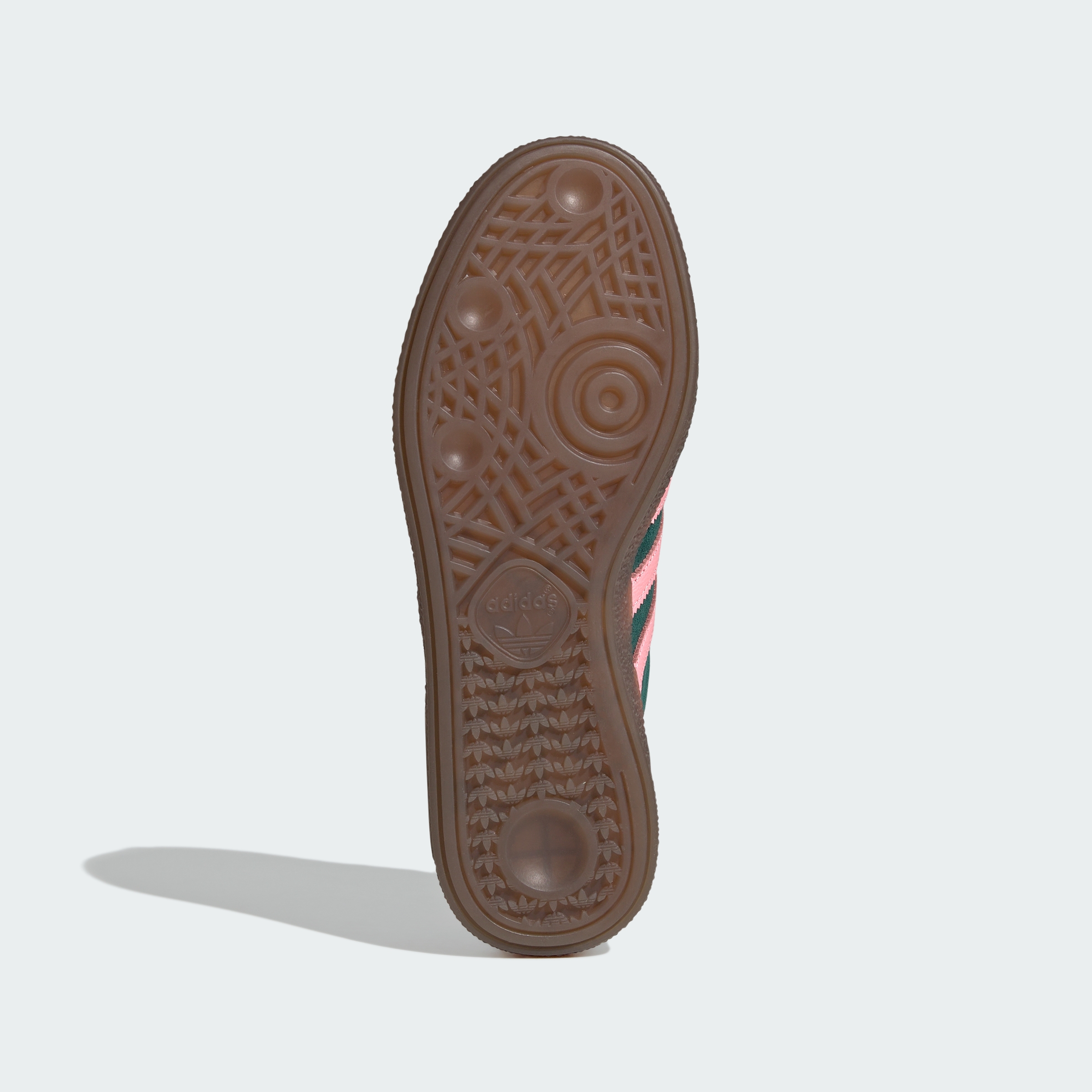 HANDBALL SPEZIAL SHOES — Collegiate Green / Pink Spark / Gold Metallic — Bottom View
