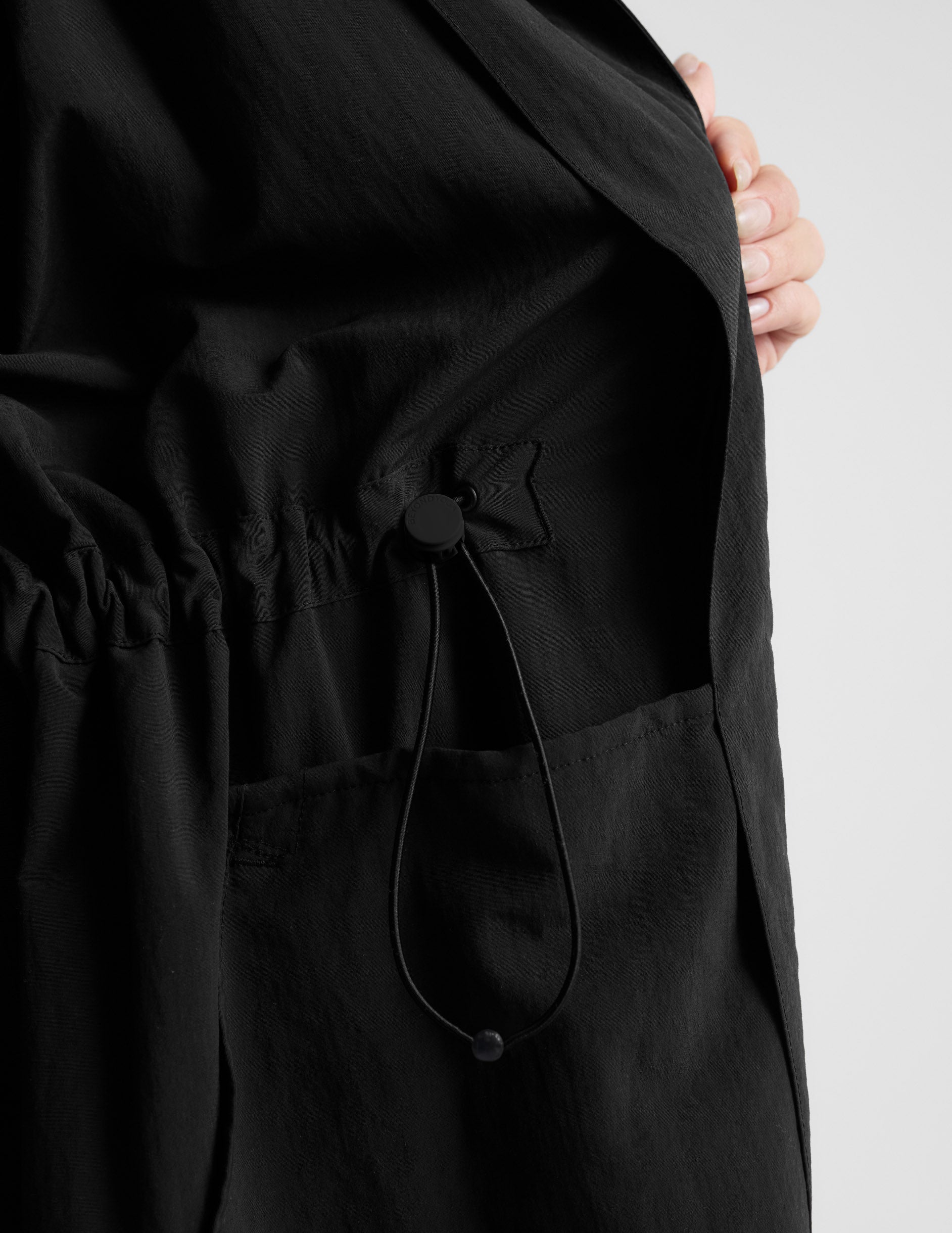 En Route Long Jacket - Black