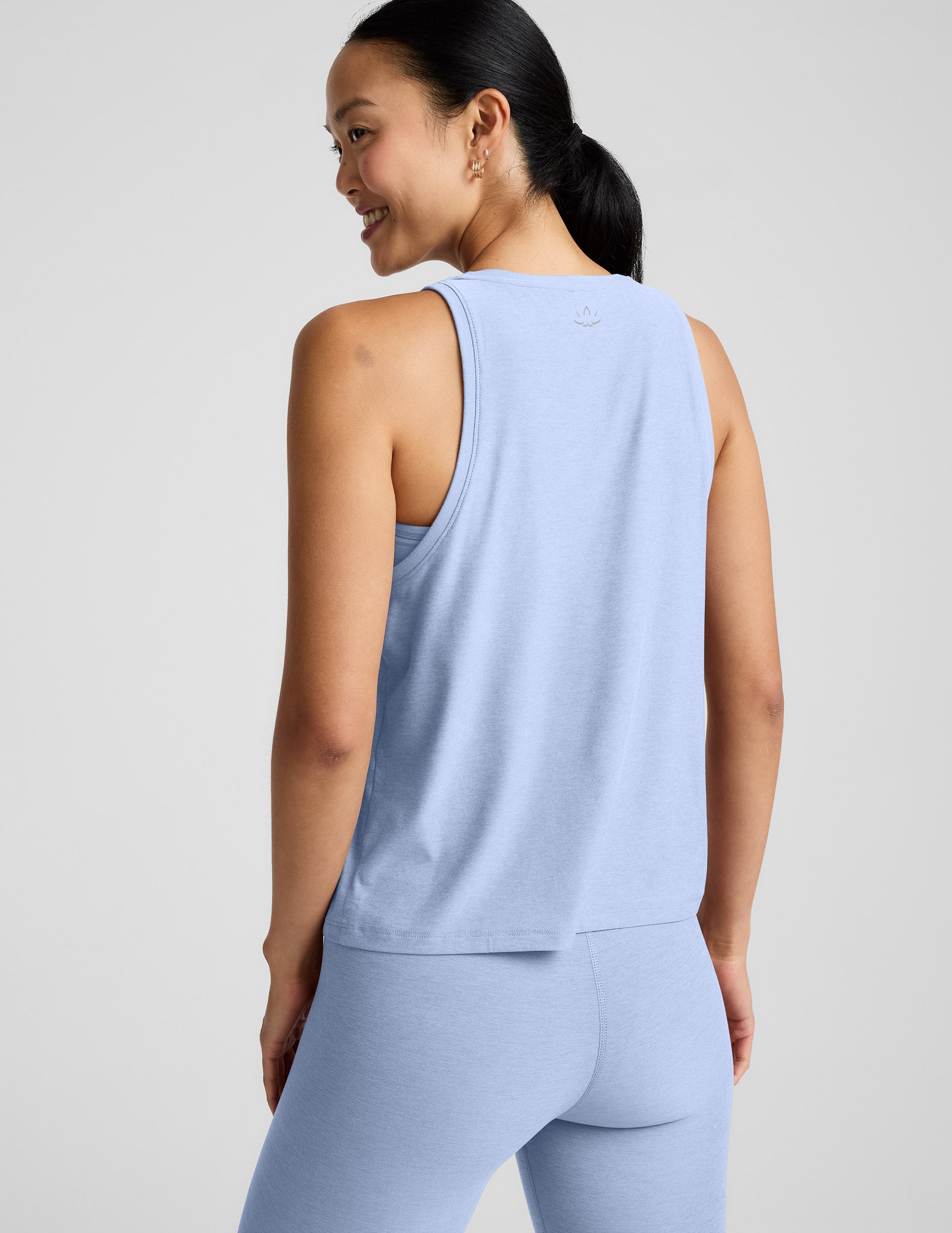 Featherweight Rebalance Tank - Pastel Periwinkle Heather