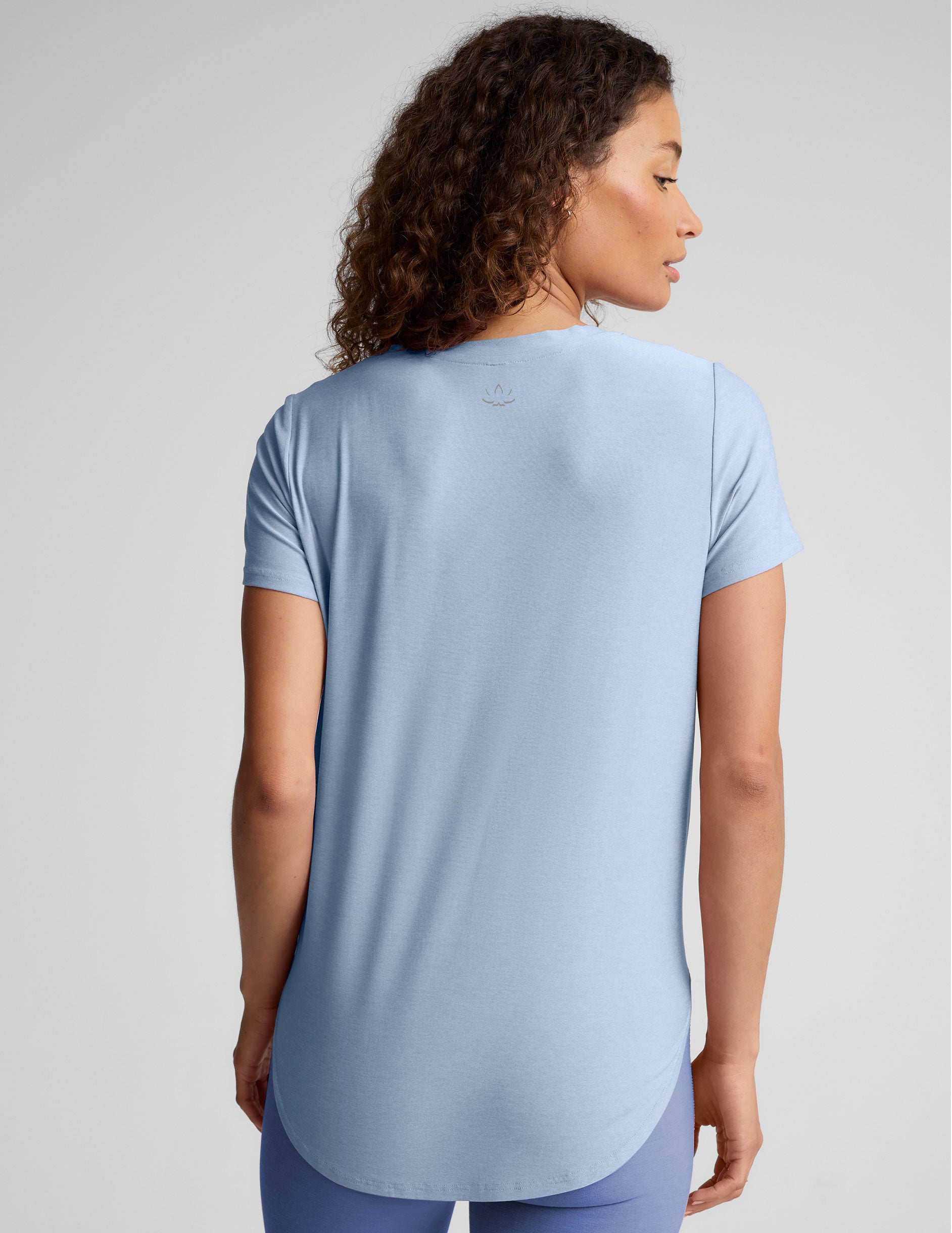 Featherweight On The Down Low Tee - Blue Zen Heather
