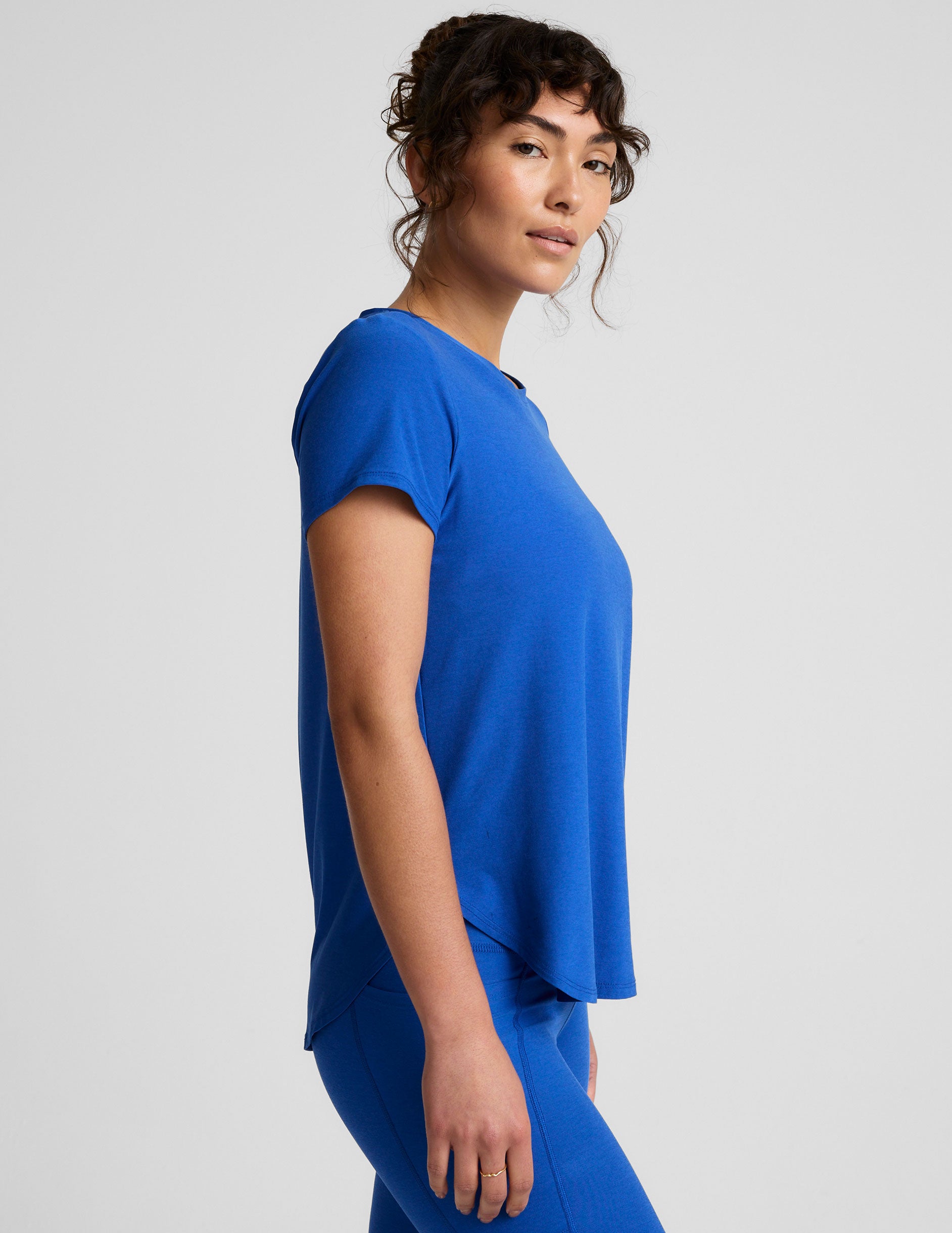 Featherweight On The Down Low Tee - Court Blue