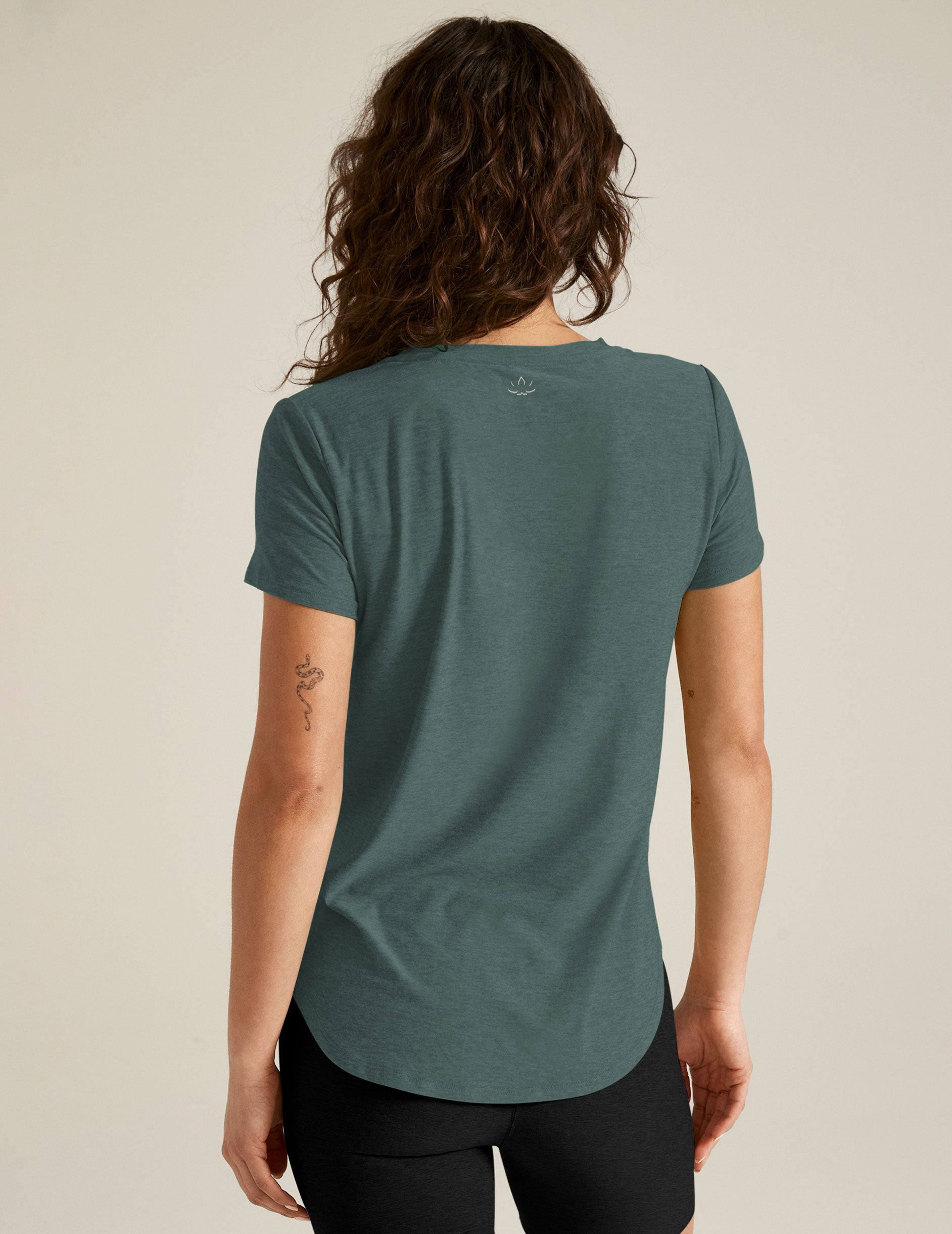 Featherweight On The Down Low Tee - Storm Heather