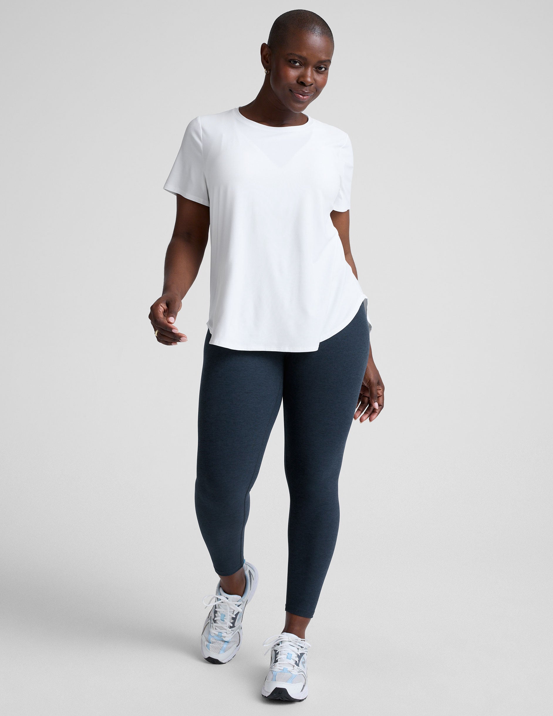 Featherweight On The Down Low Tee - Cloud White