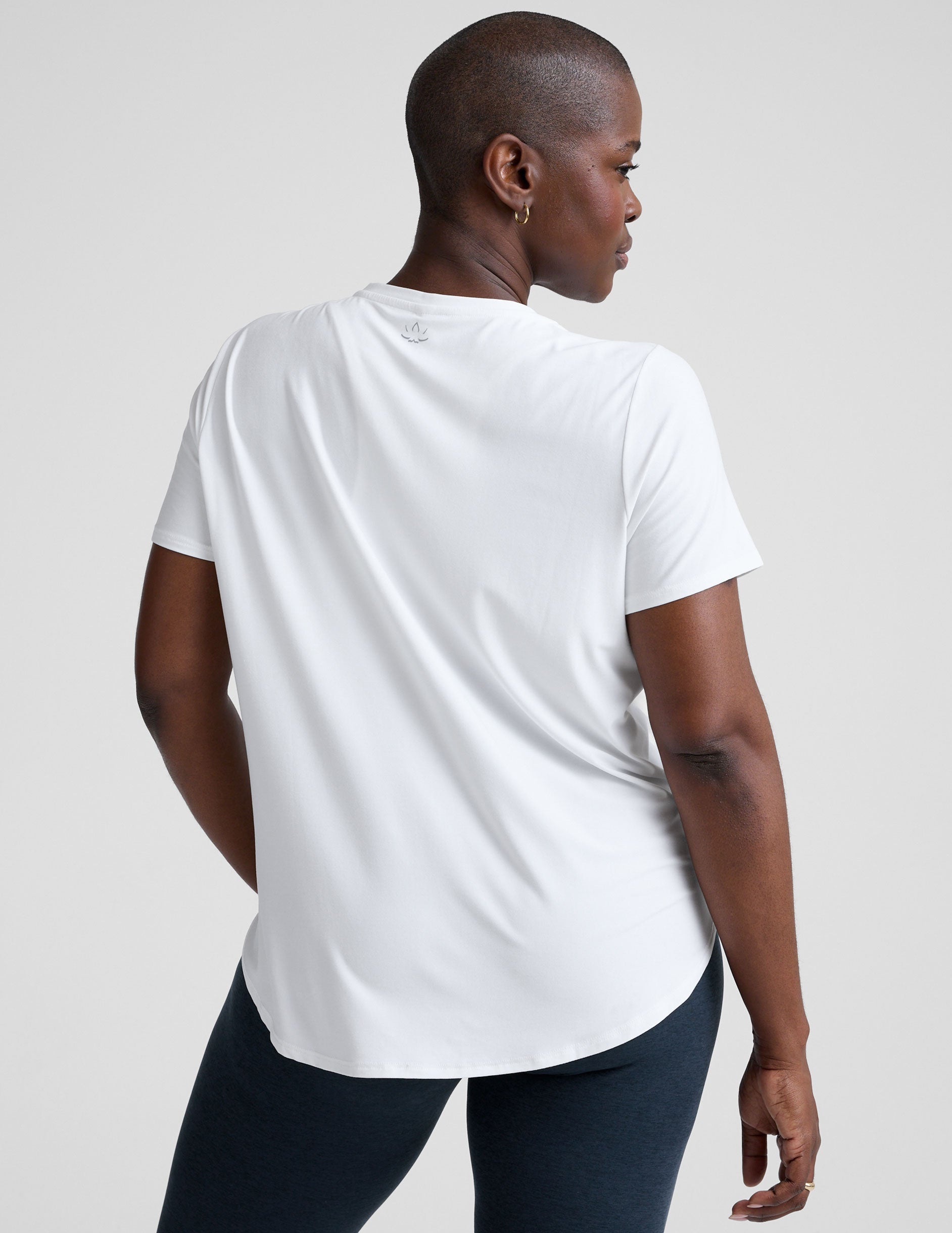 Featherweight On The Down Low Tee - Cloud White