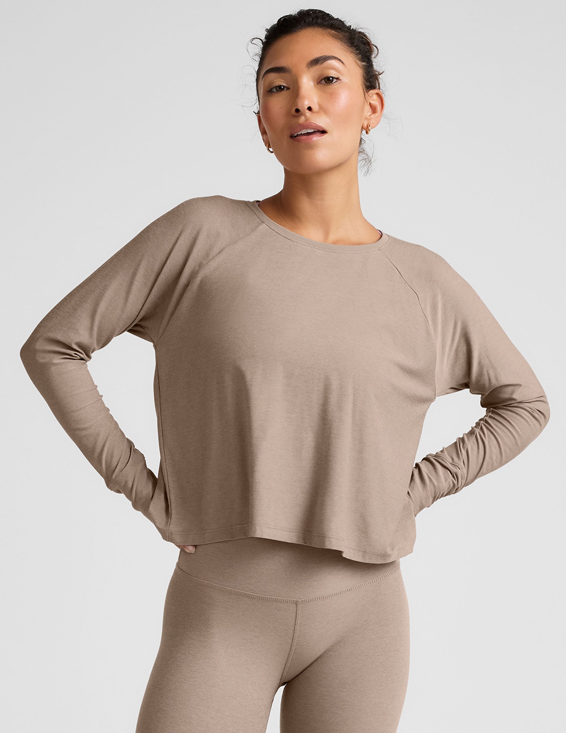 Featherweight Daydreamer Pullover - Birch Heather