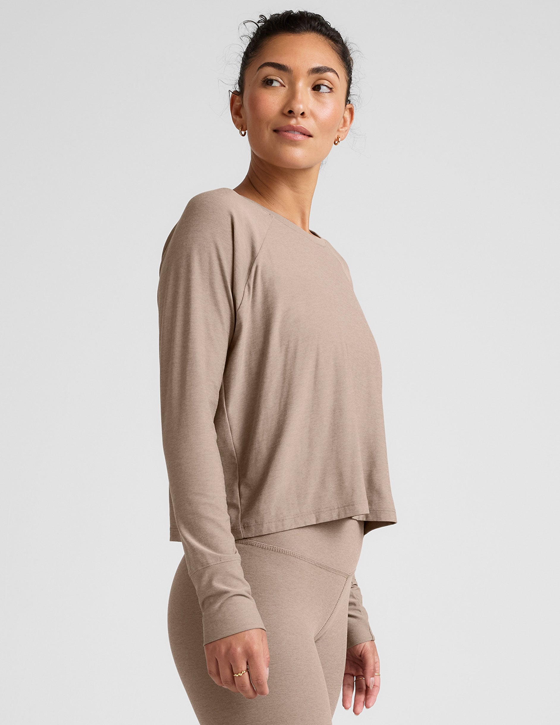 Featherweight Daydreamer Pullover - Birch Heather