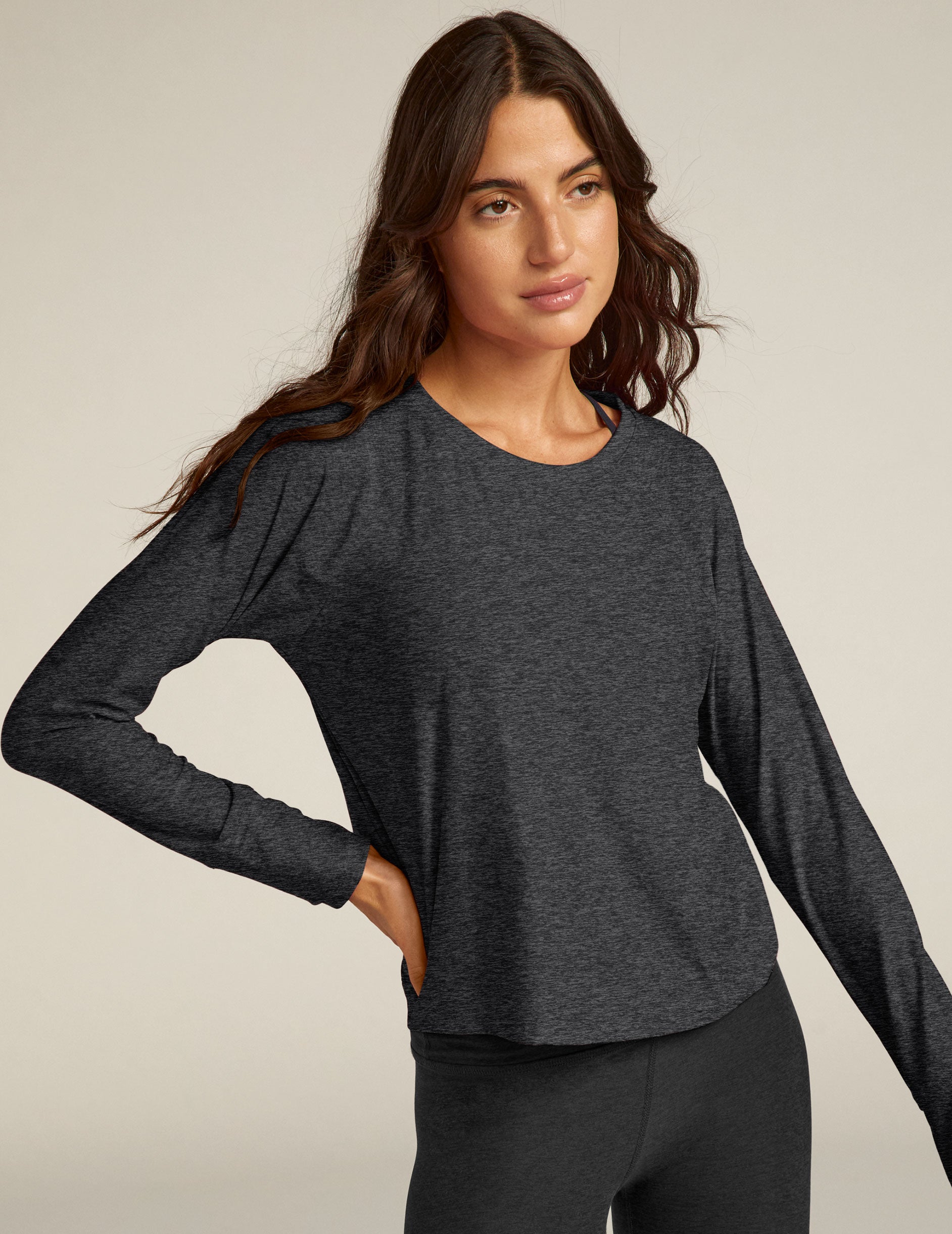 Featherweight Daydreamer Pullover - Black Charcoal