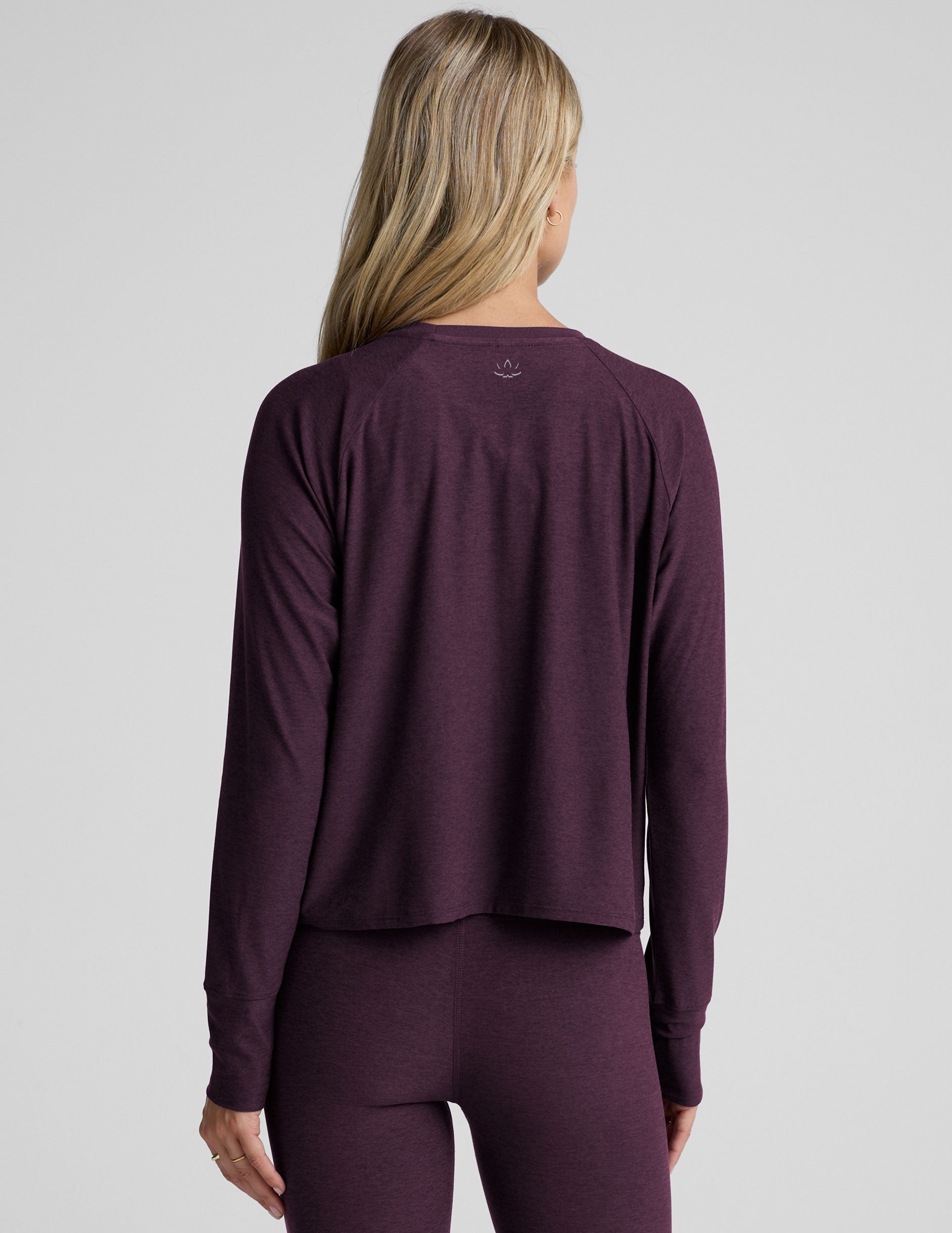 Featherweight Daydreamer Pullover - Eggplant Purple Heather
