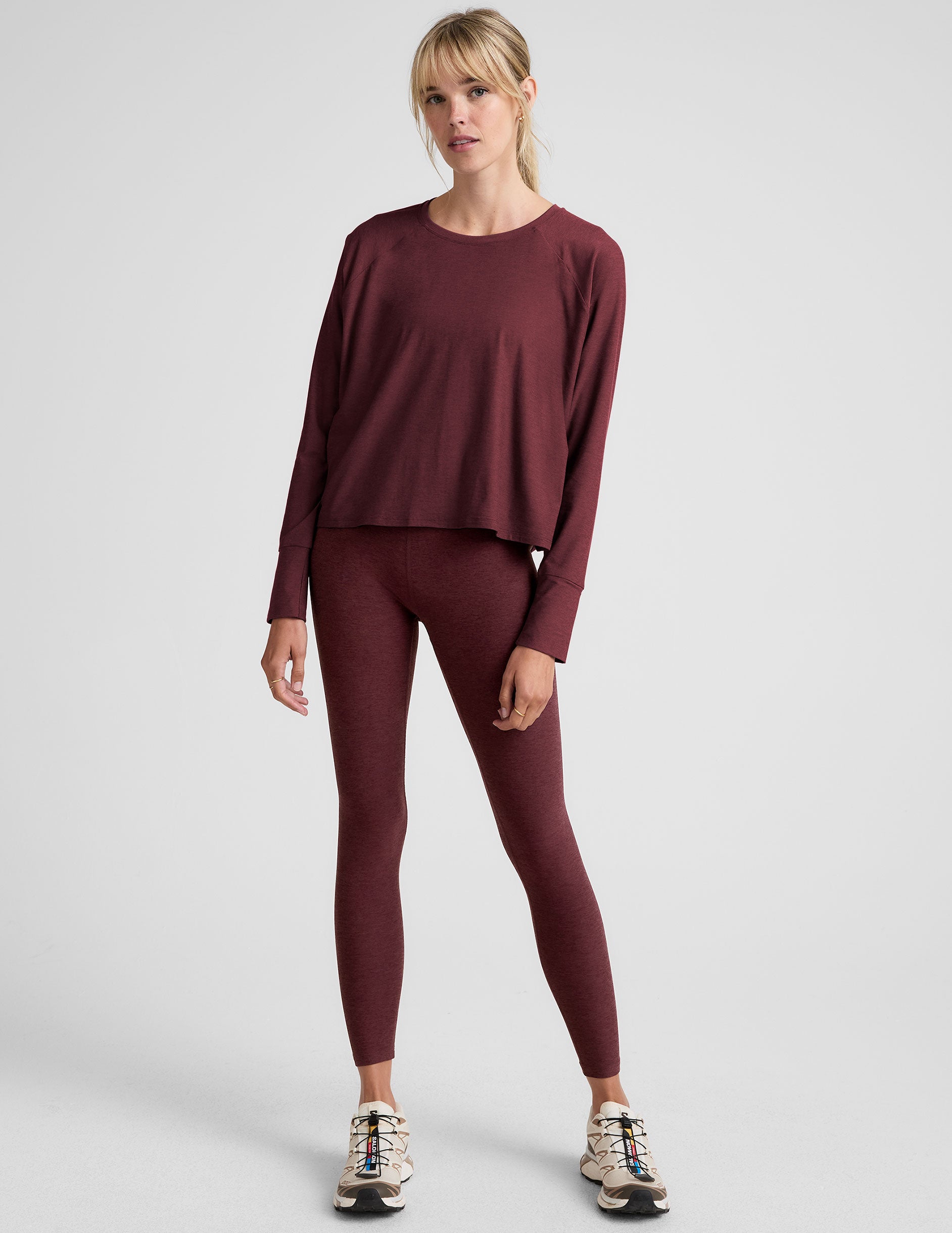 Featherweight Daydreamer Pullover - Midnight Burgundy Heather