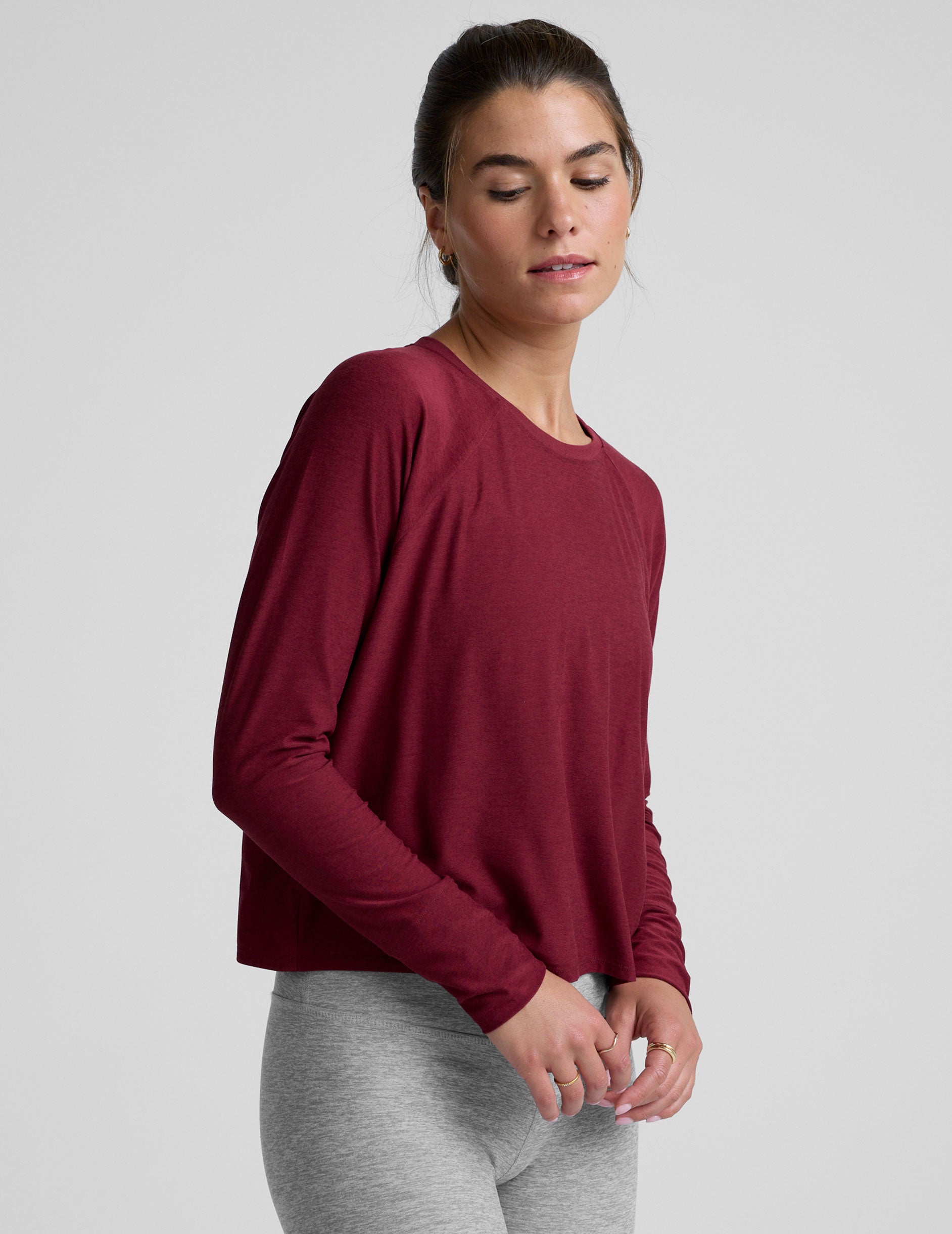 Featherweight Daydreamer Pullover - Ruby Rush Heather
