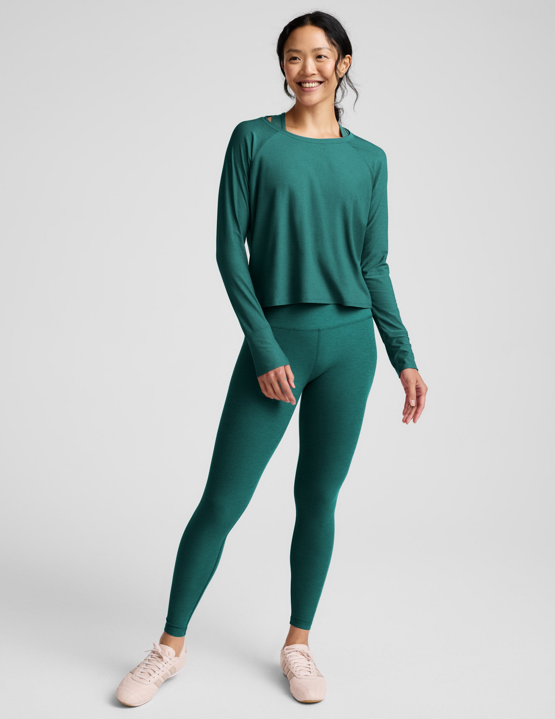 Featherweight Daydreamer Pullover - Teal Sea Heather