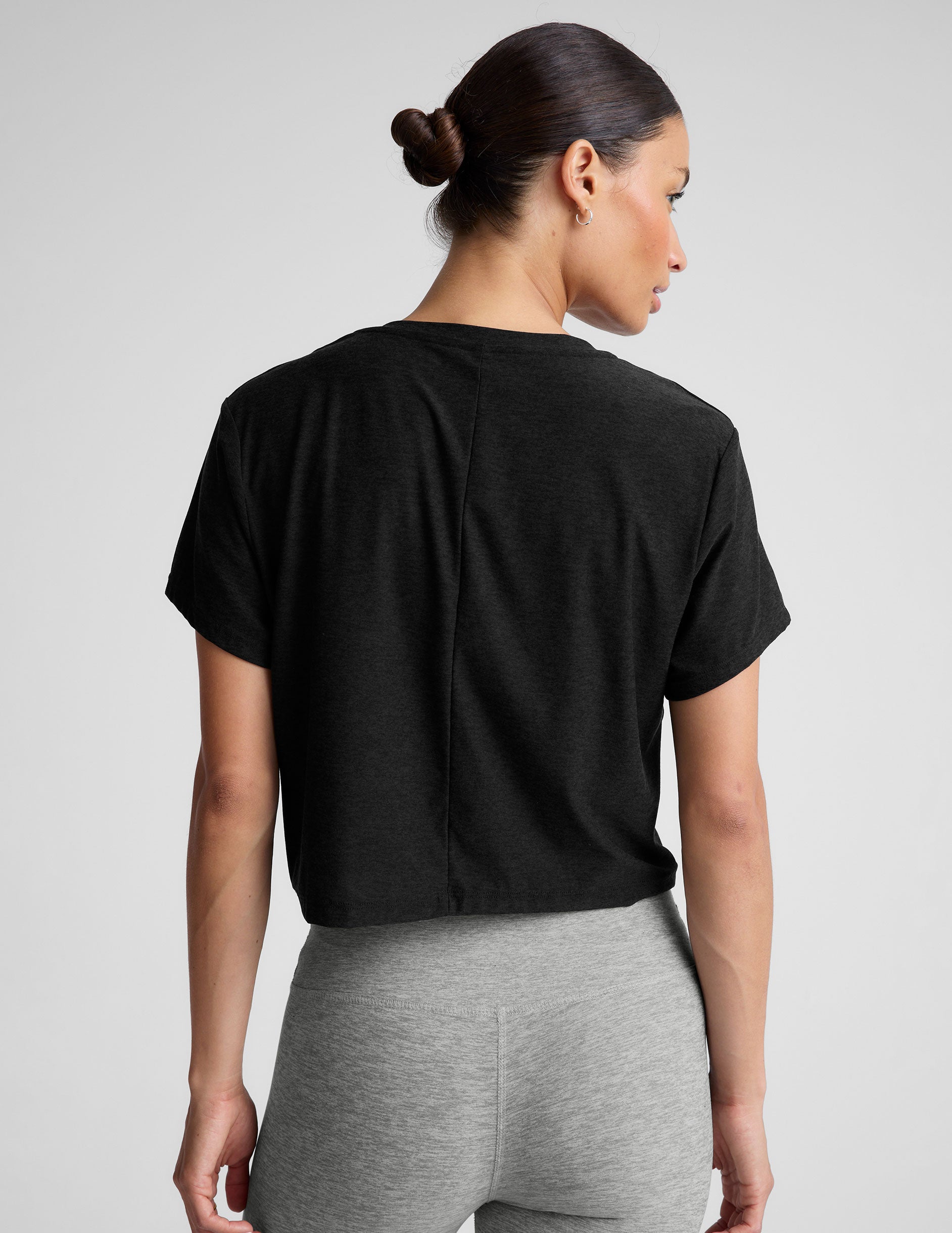 Featherweight Supreme Cropped Tee - Darkest Night