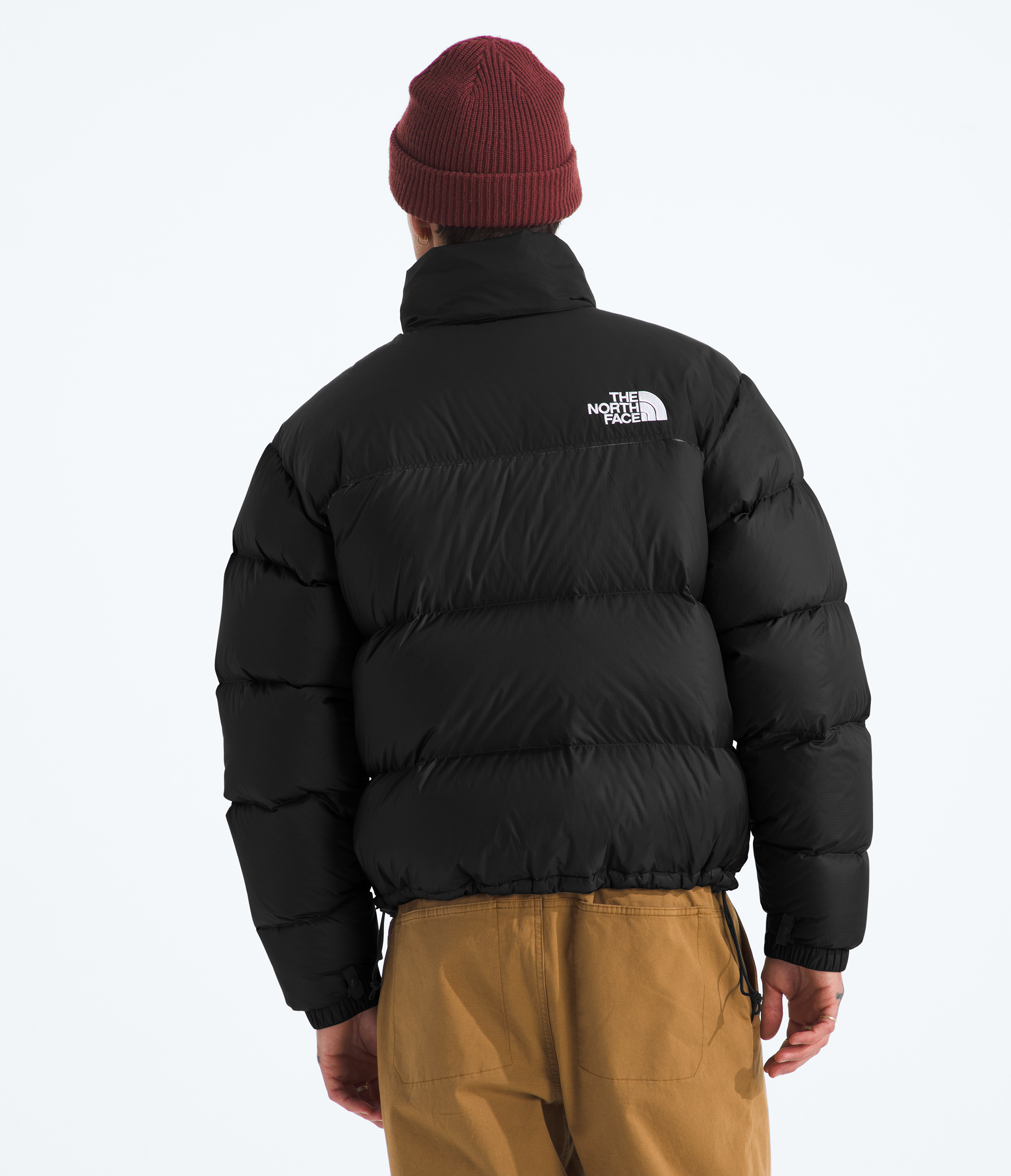 Mens 1996 Retro Nuptse Jacket TNF TNF Black BACK