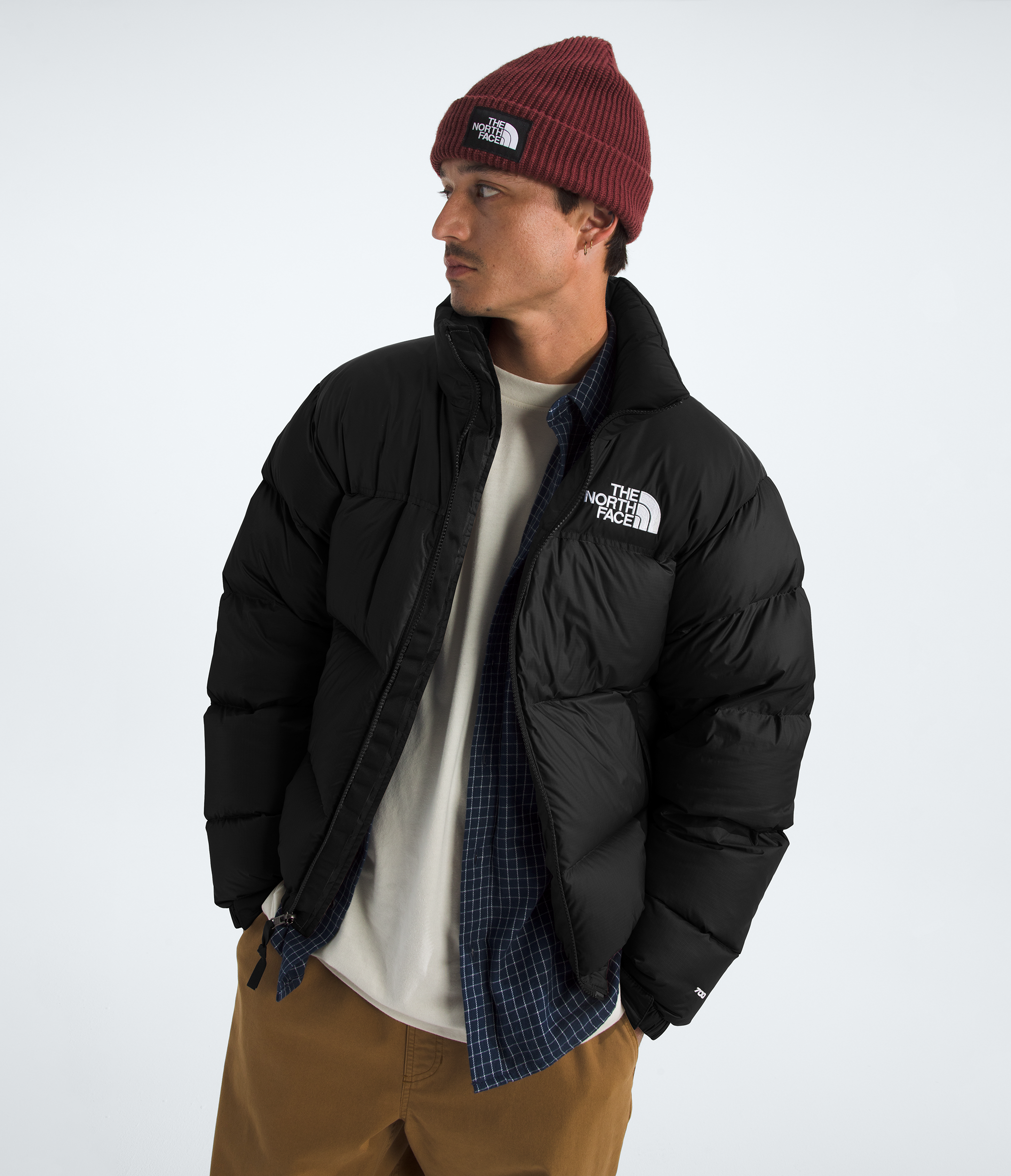 Mens 1996 Retro Nuptse Jacket TNF TNF Black HERO2