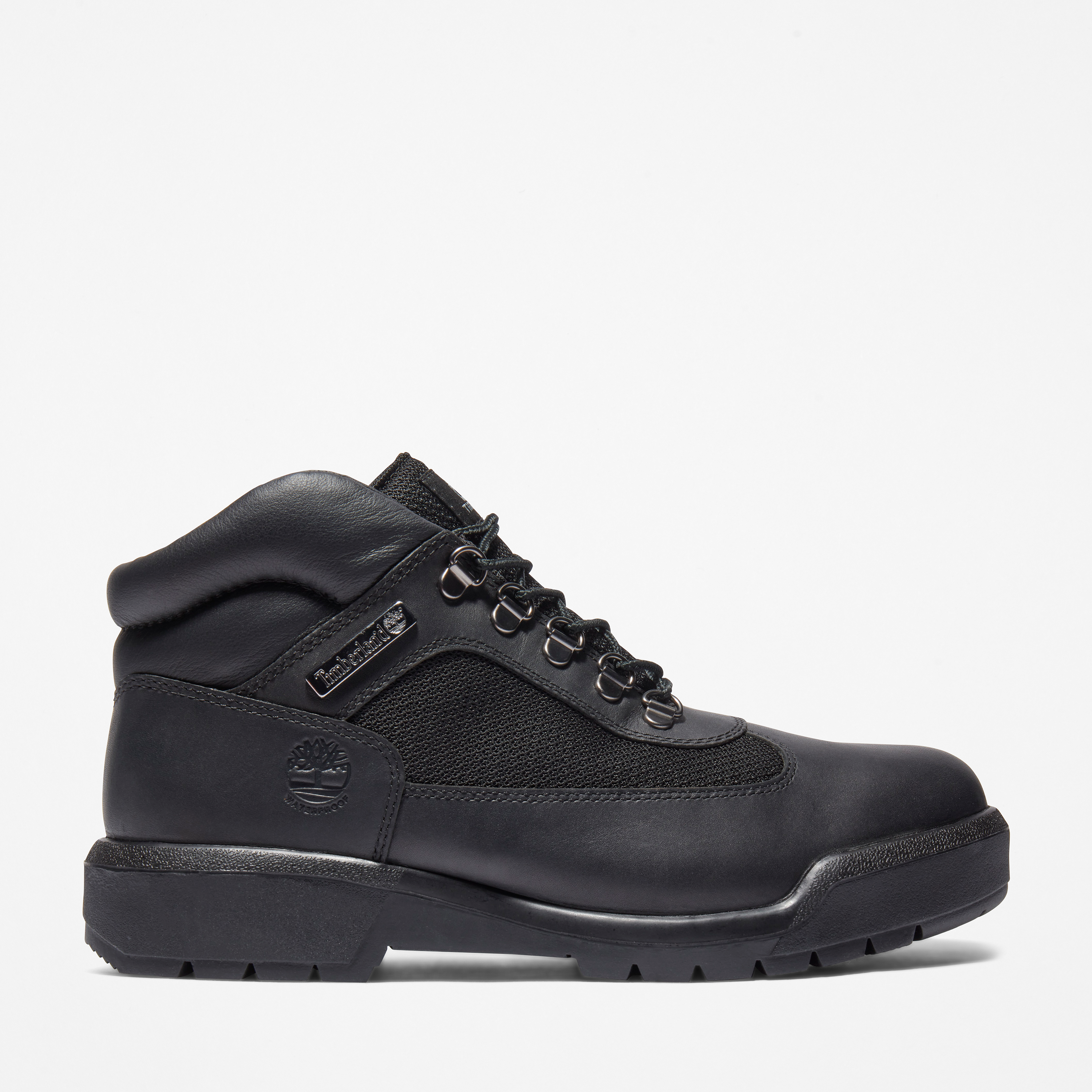 Mens Waterproof Field Boot TBL Black FullGrain HERO