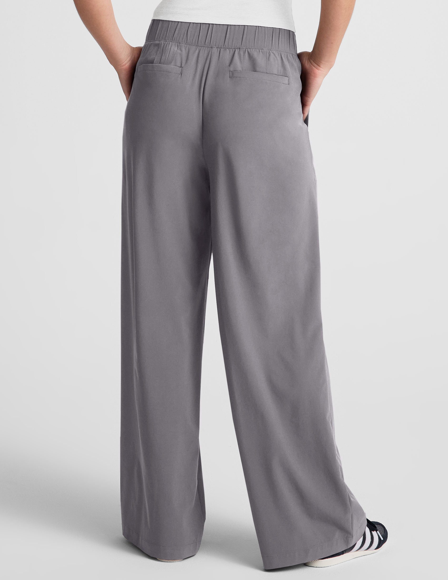 Easy Wide Leg Pant 31" - Cloud Gray