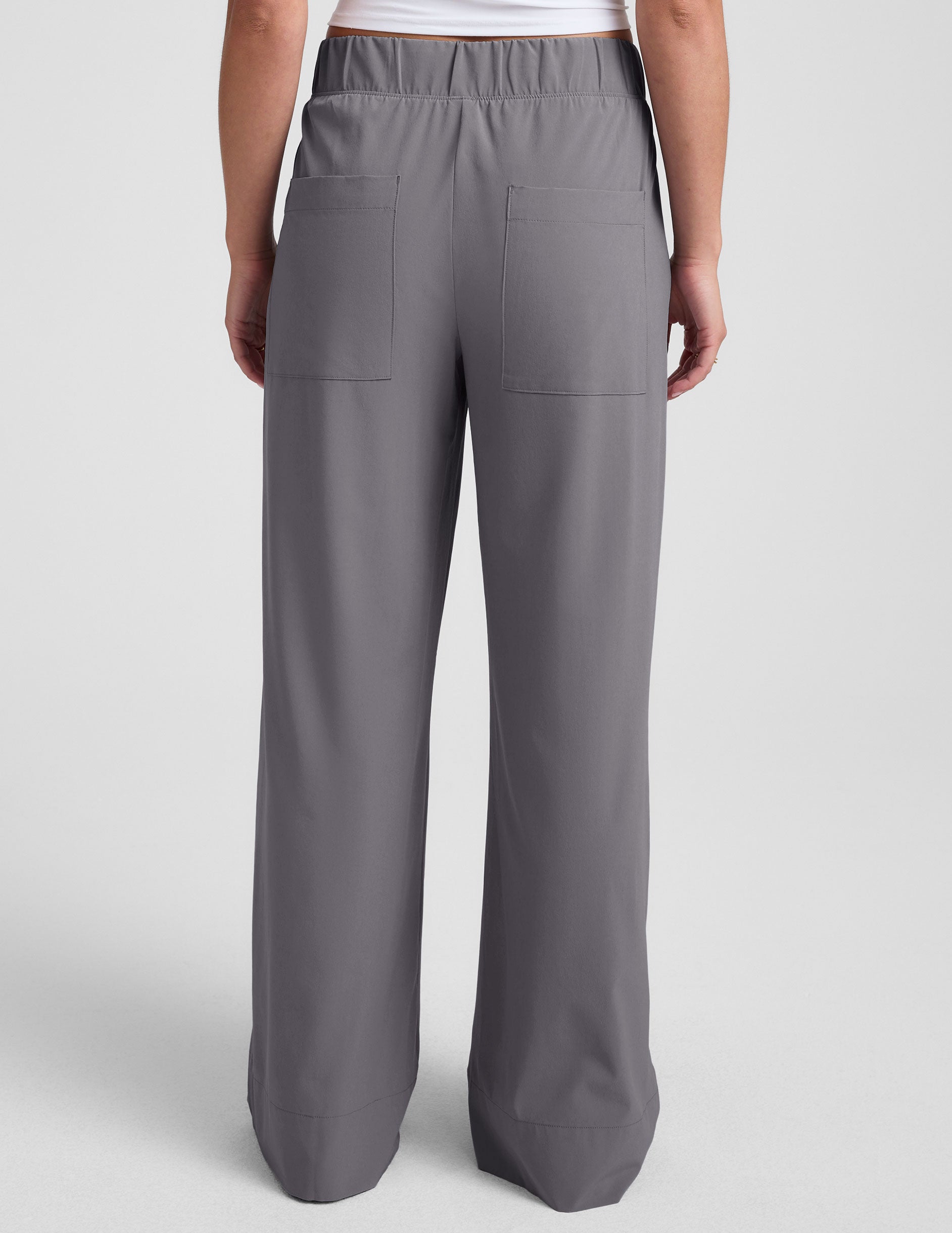 Easy Wide Leg Pant 31" - Cloud Gray
