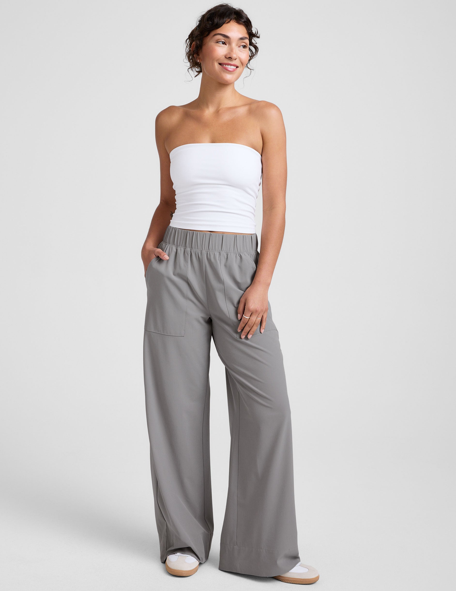 Easy Wide Leg Pant 31" - Mist