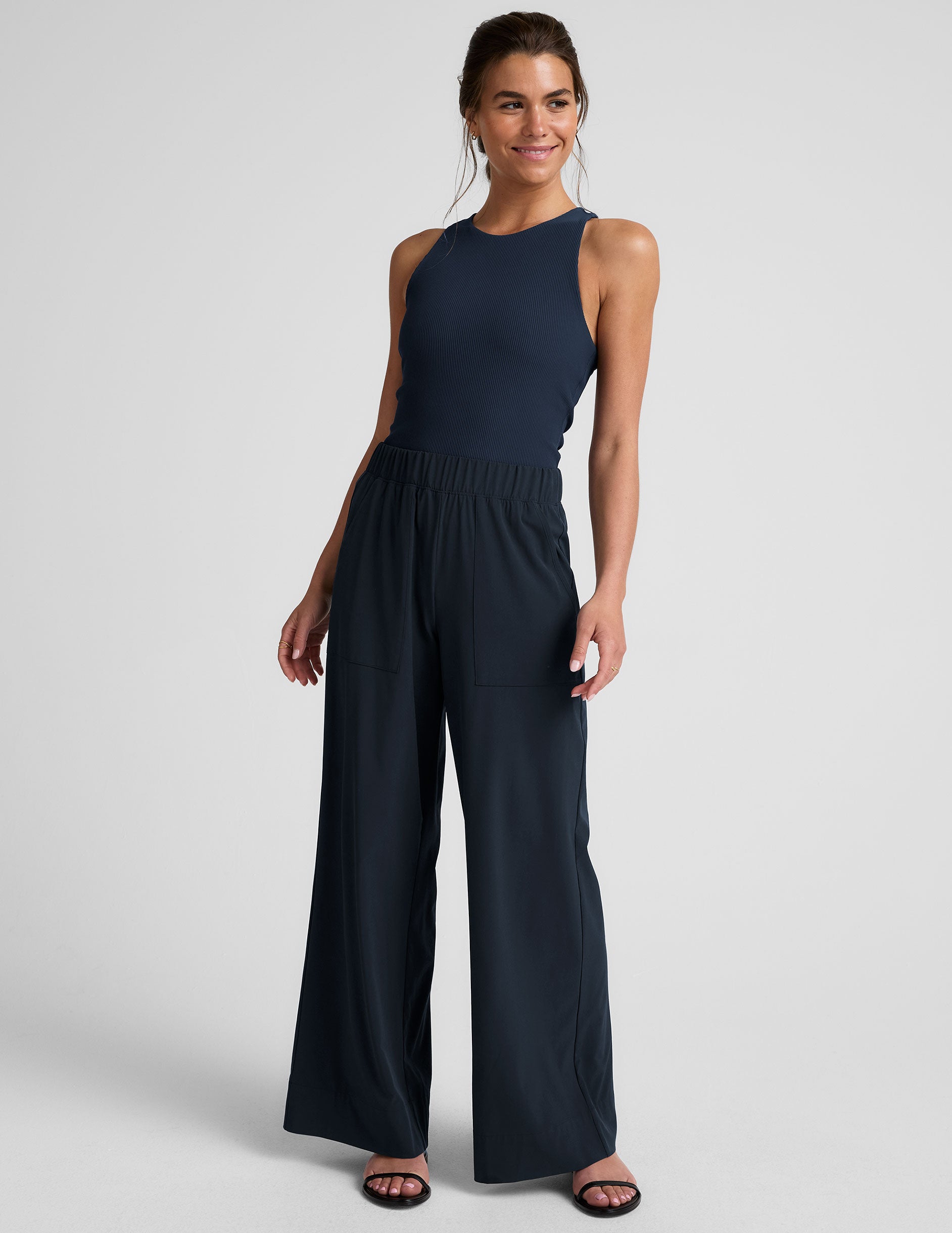 Easy Wide Leg Pant 29" - Nocturnal Navy