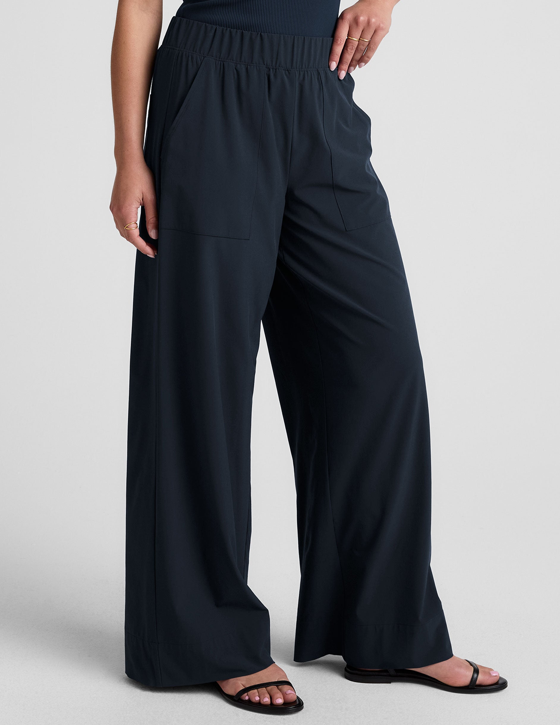 Easy Wide Leg Pant 29" - Nocturnal Navy