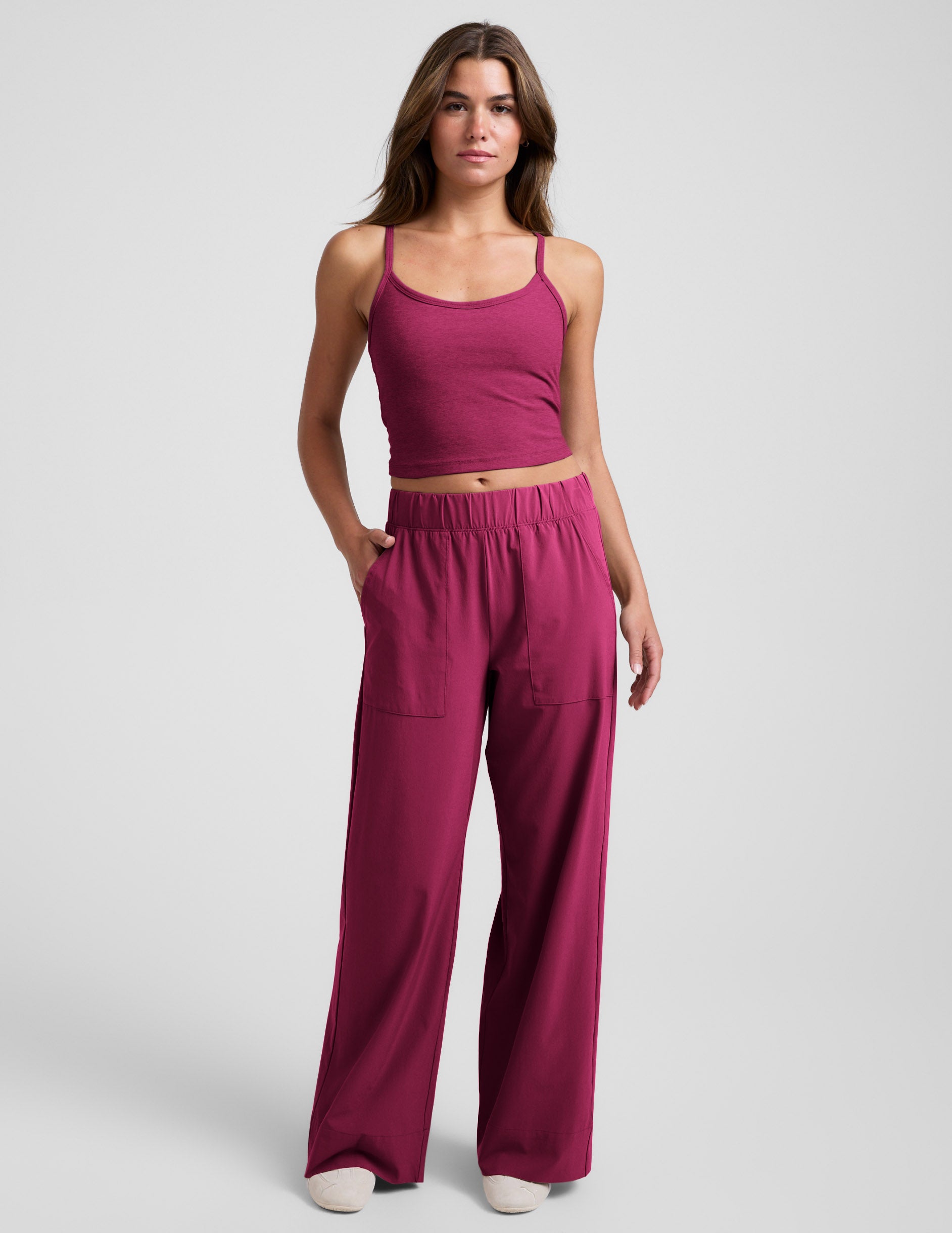 Easy Wide Leg Pant 29" - Sangria