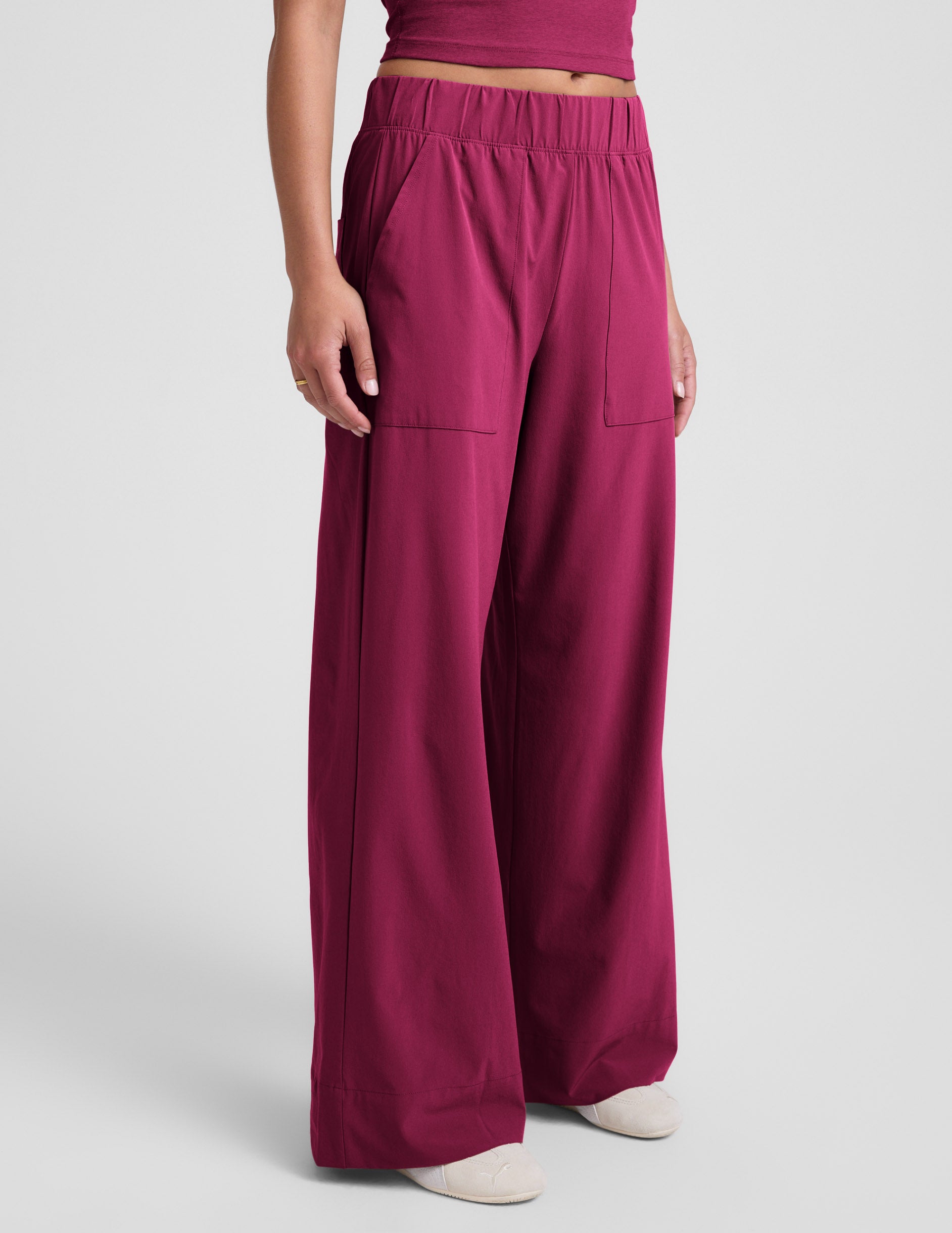 Easy Wide Leg Pant 29" - Sangria