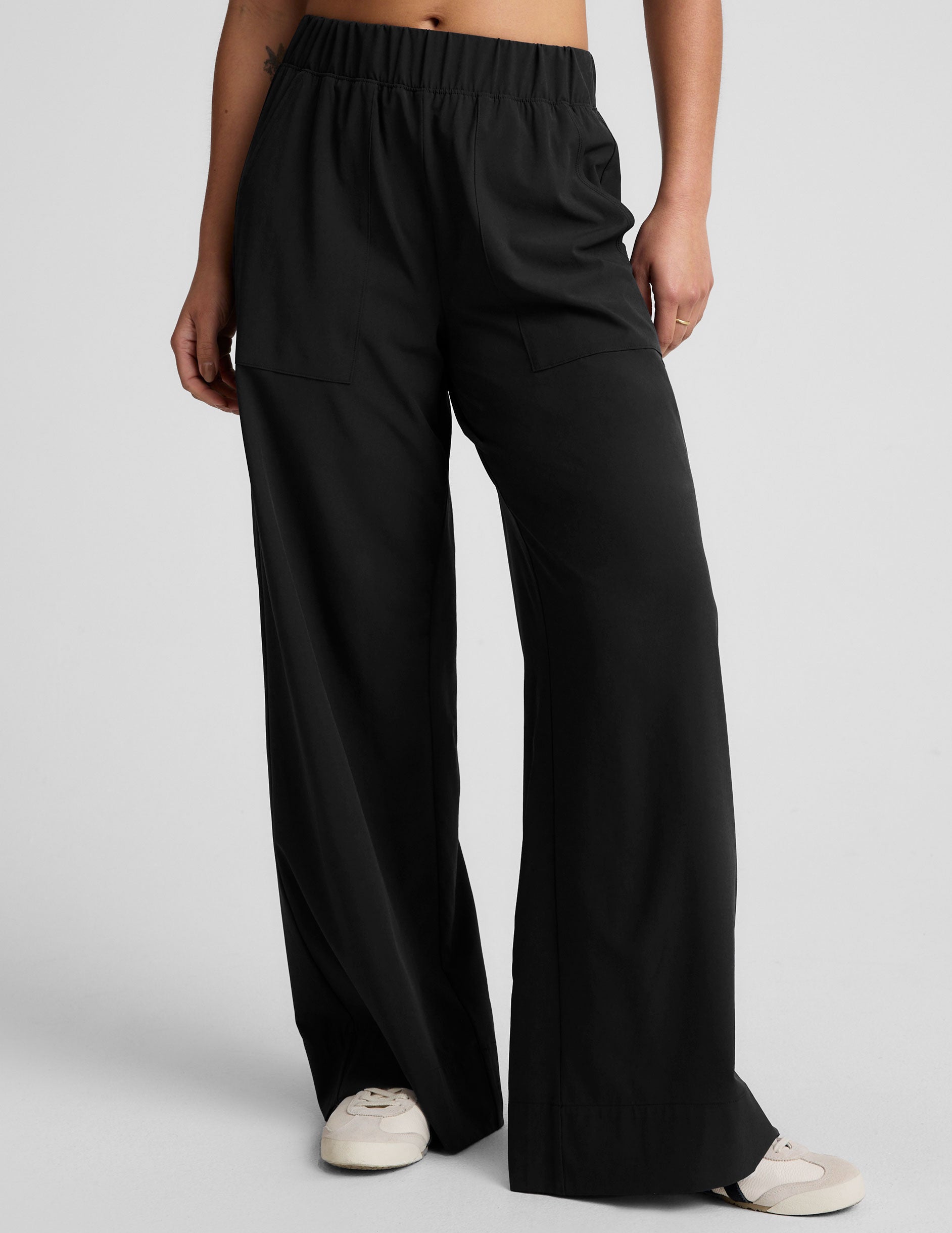 Easy Wide Leg Pant 29" - True Black