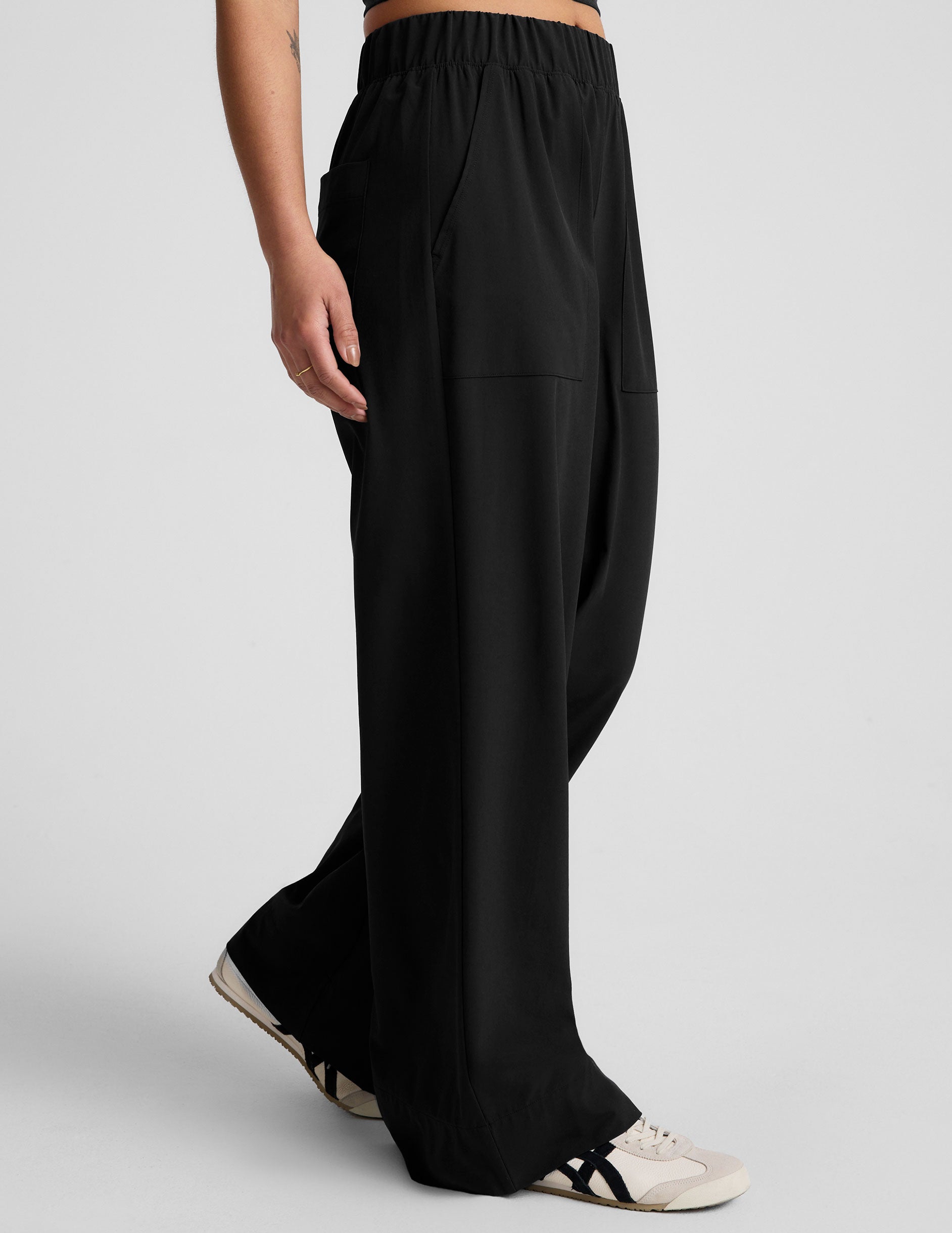 Easy Wide Leg Pant 29" - True Black
