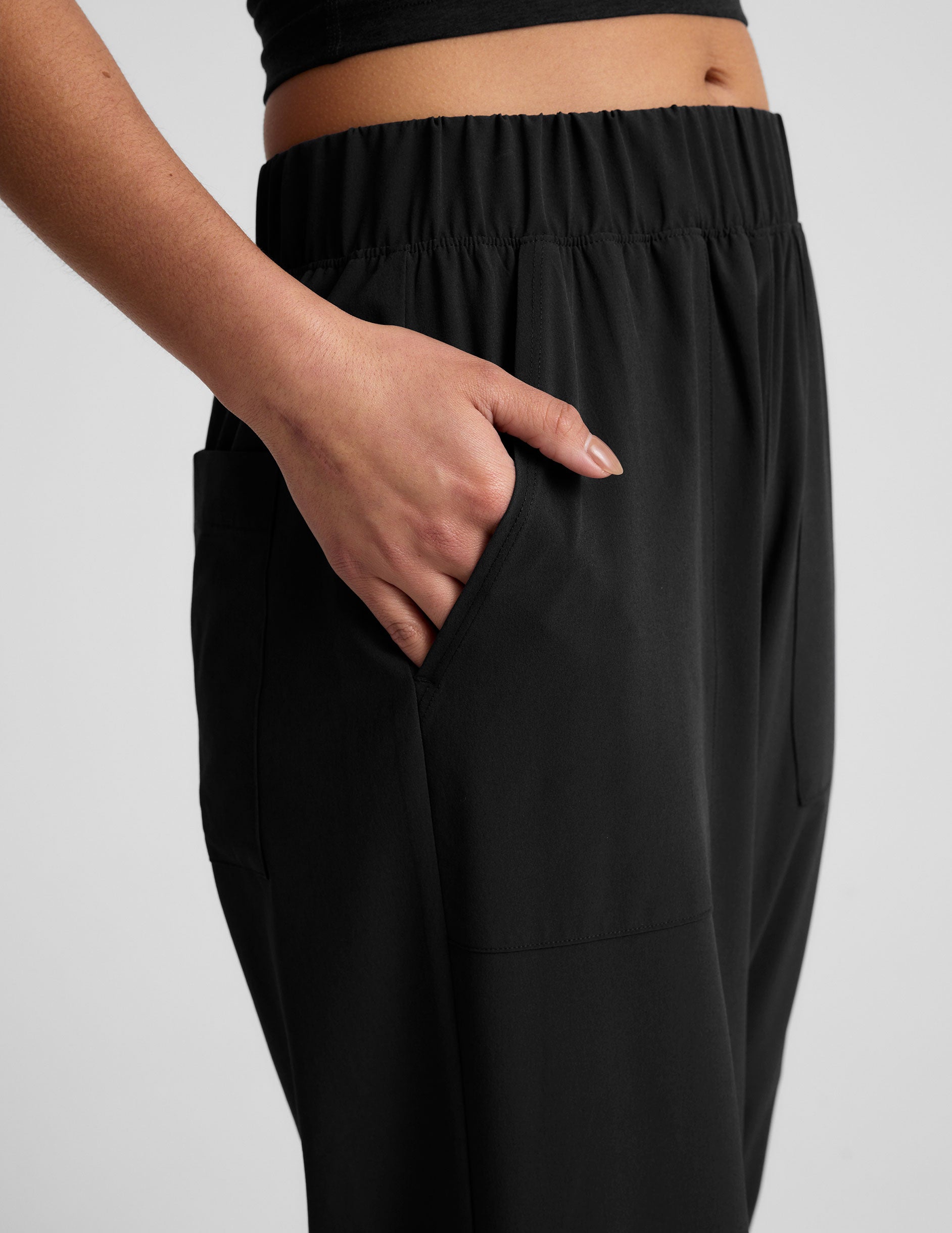 Easy Wide Leg Pant 29" - True Black