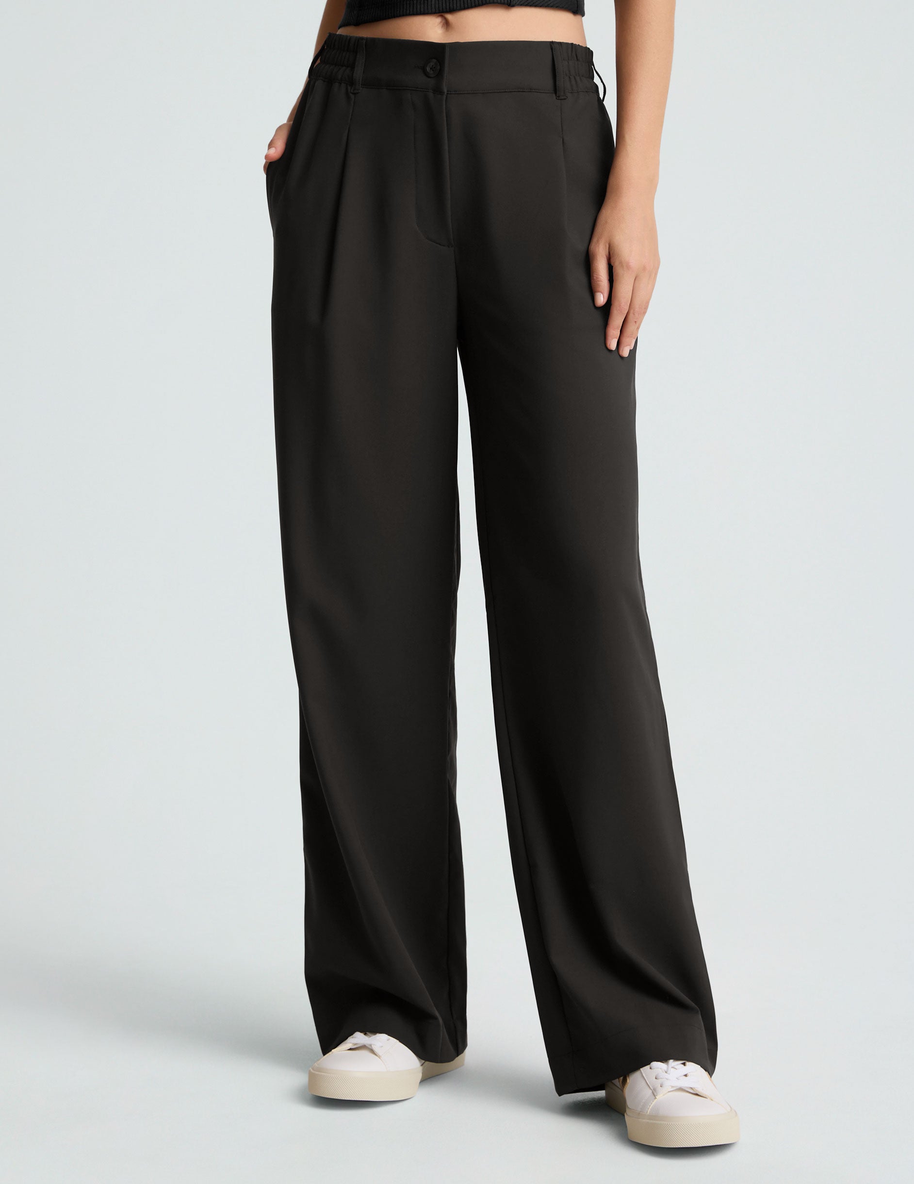 Status Wide Leg Trouser 31" - Black