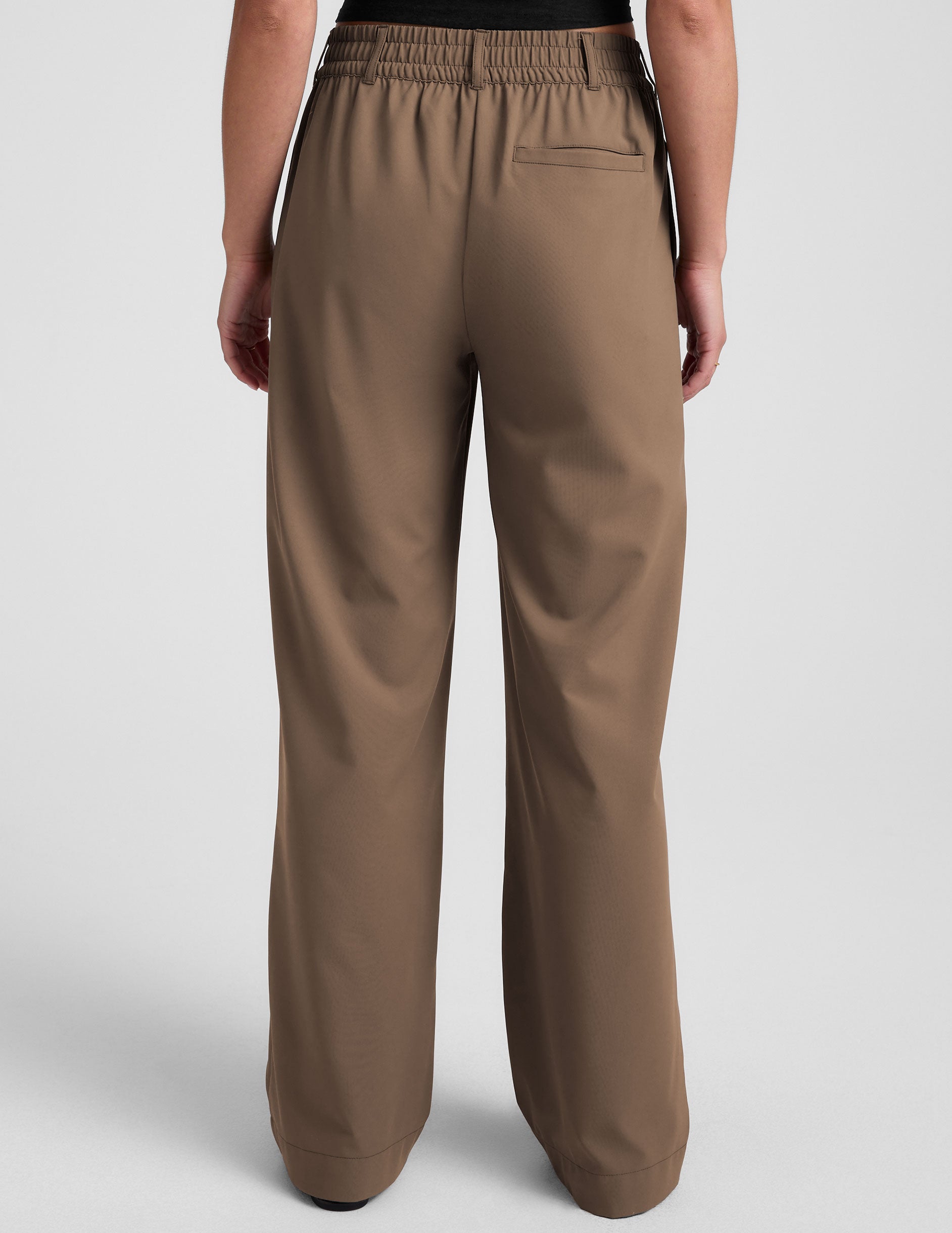 Status Wide Leg Trouser 31" - Dune