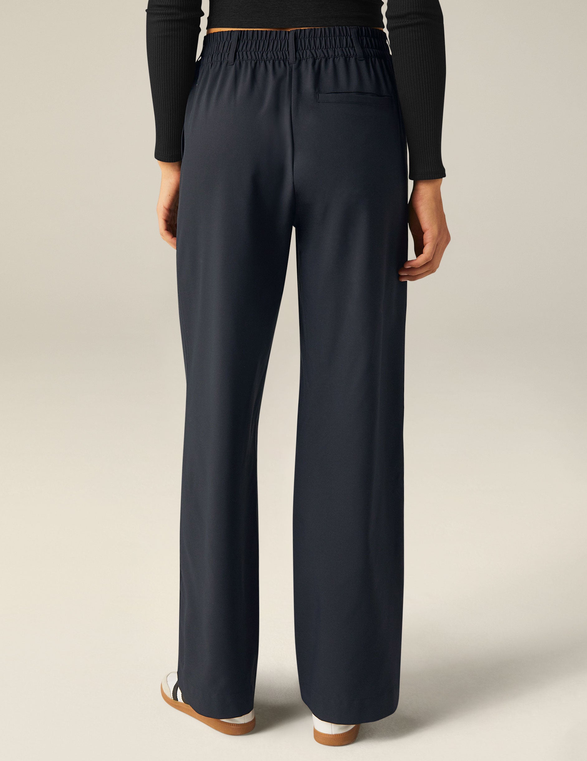 Status Wide Leg Trouser 31" - Nocturnal Navy