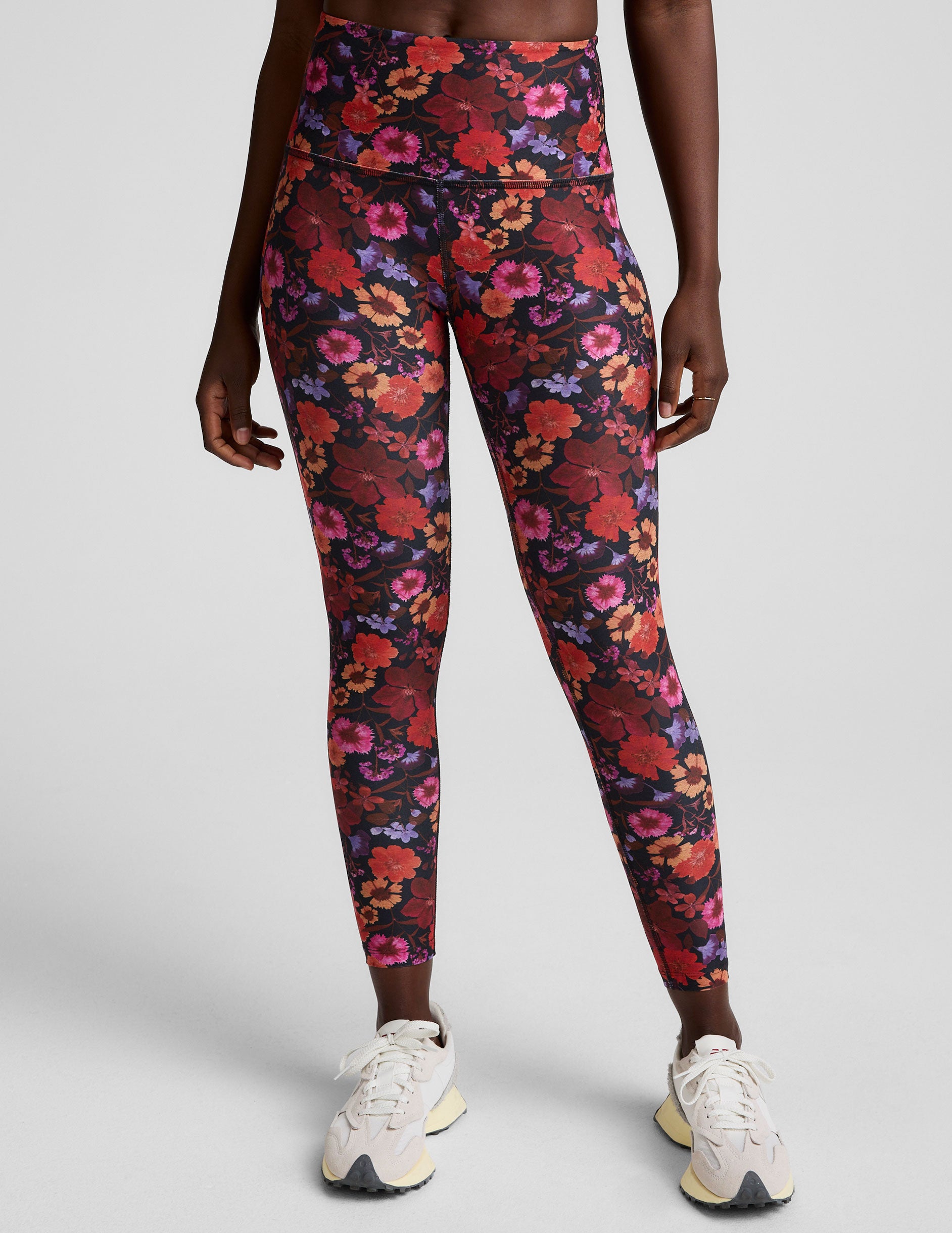 Summer Bouquet SoftMark High Waisted Midi Legging - Summer Bouquet