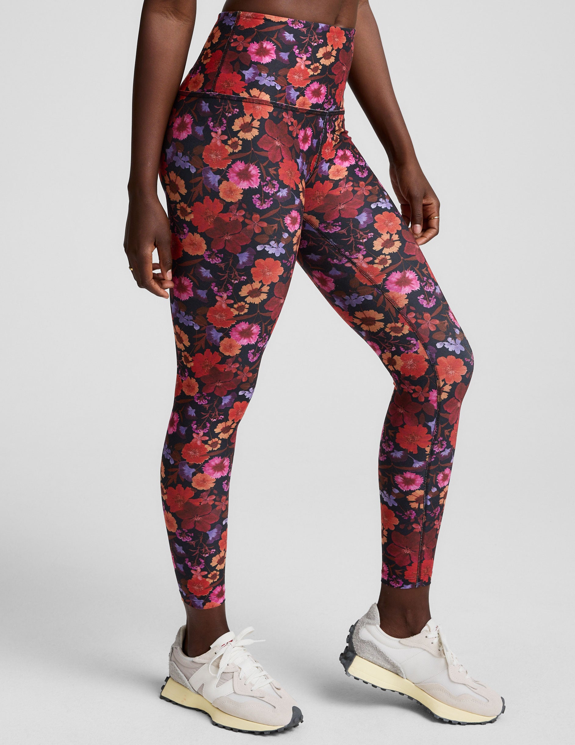 Summer Bouquet SoftMark High Waisted Midi Legging - Summer Bouquet