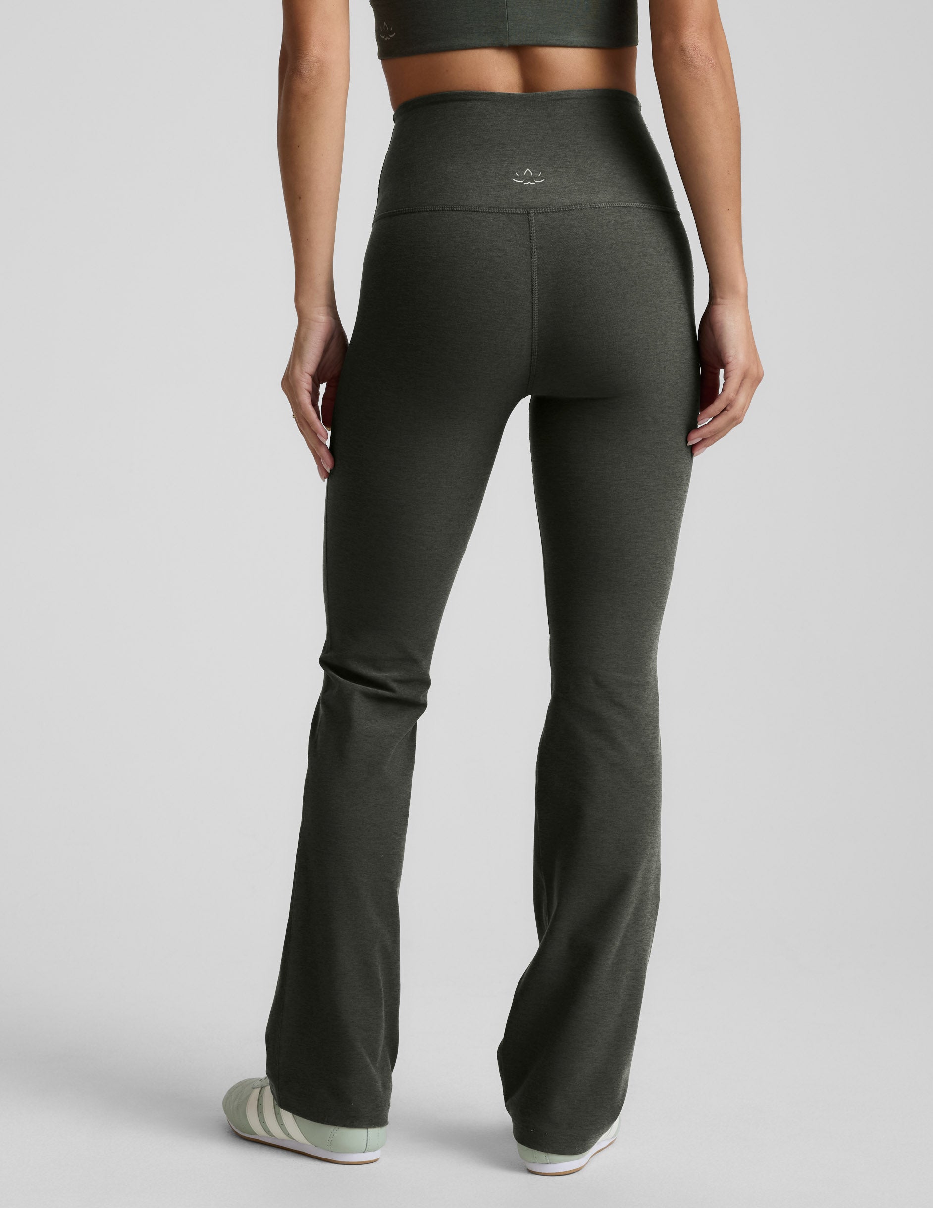 Spacedye™ Practice High Waisted Bootcut Pant - Dusty Forest Heather