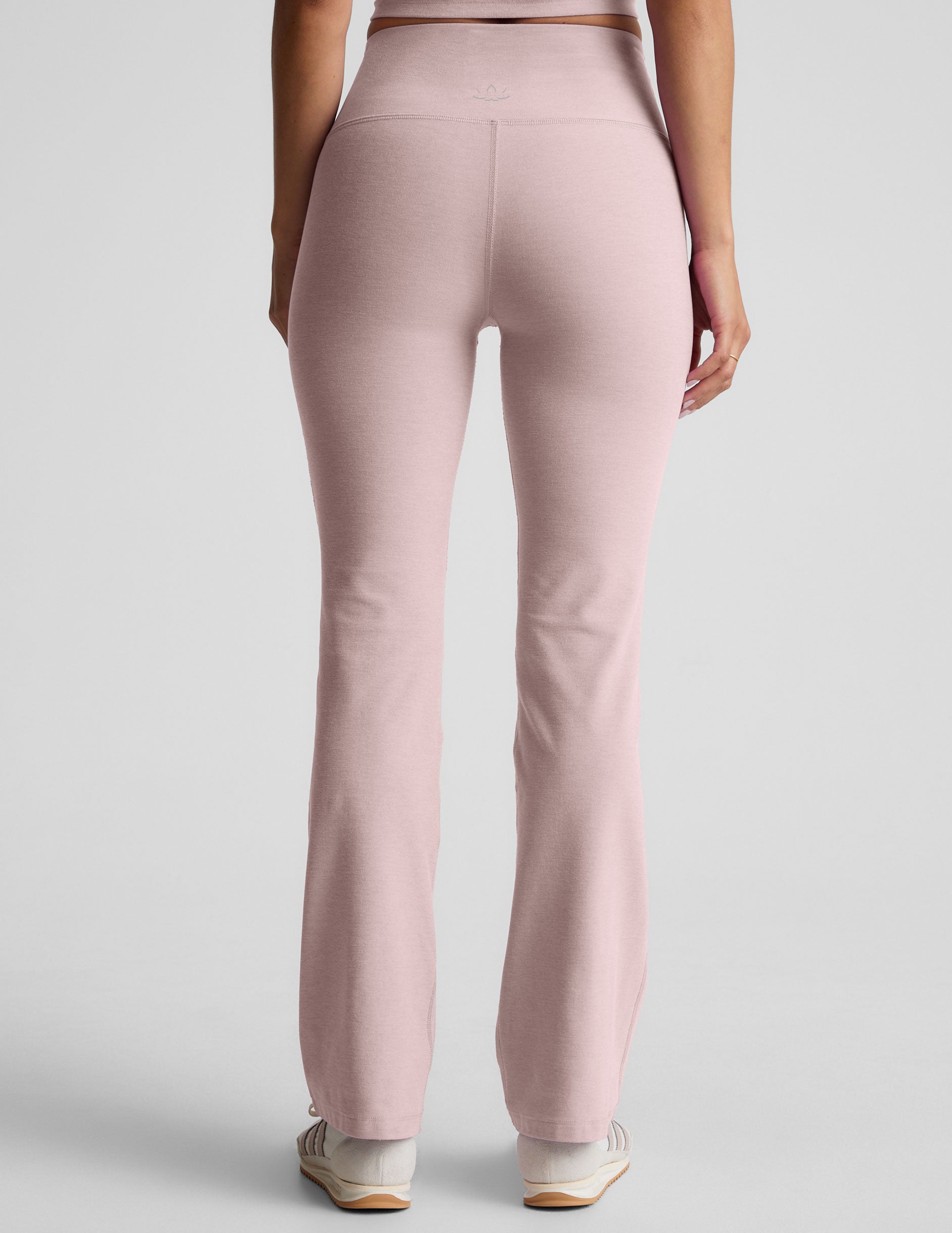 Spacedye™ Practice High Waisted Bootcut Pant - Pale Pink Heather