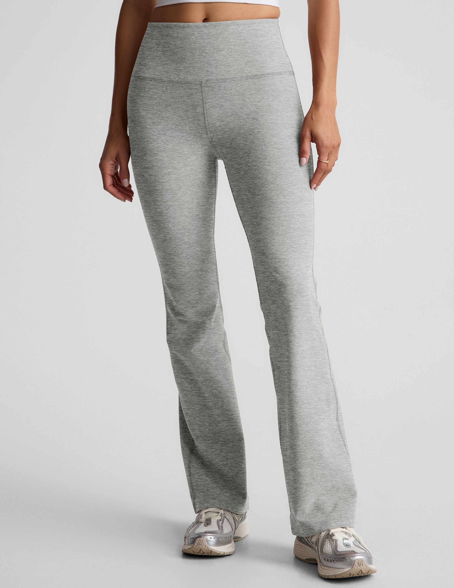 Spacedye™ Practice High Waisted Bootcut Pant 31" - Silver Mist
