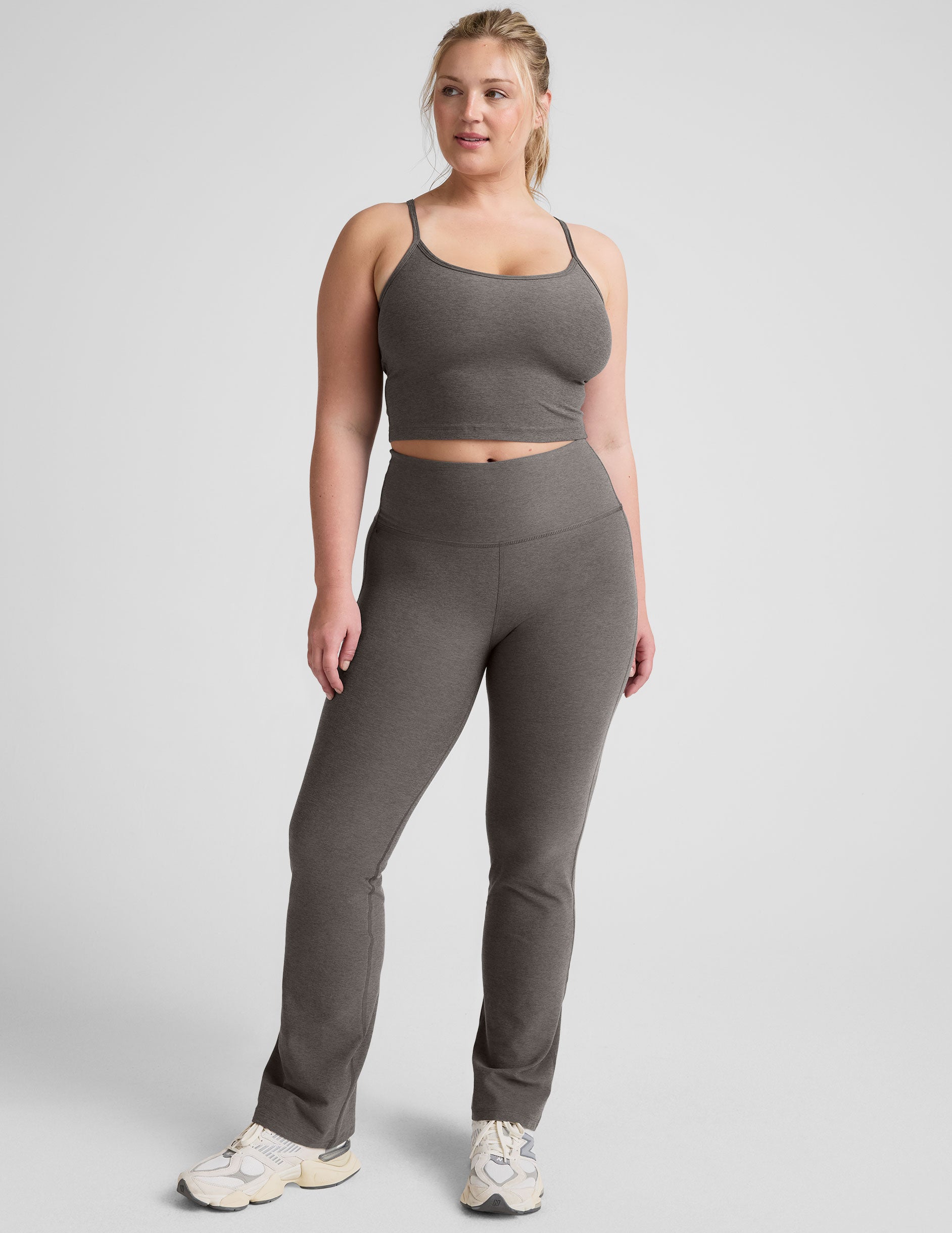Spacedye™ Practice High Waisted Bootcut Pant - True Gray Heather