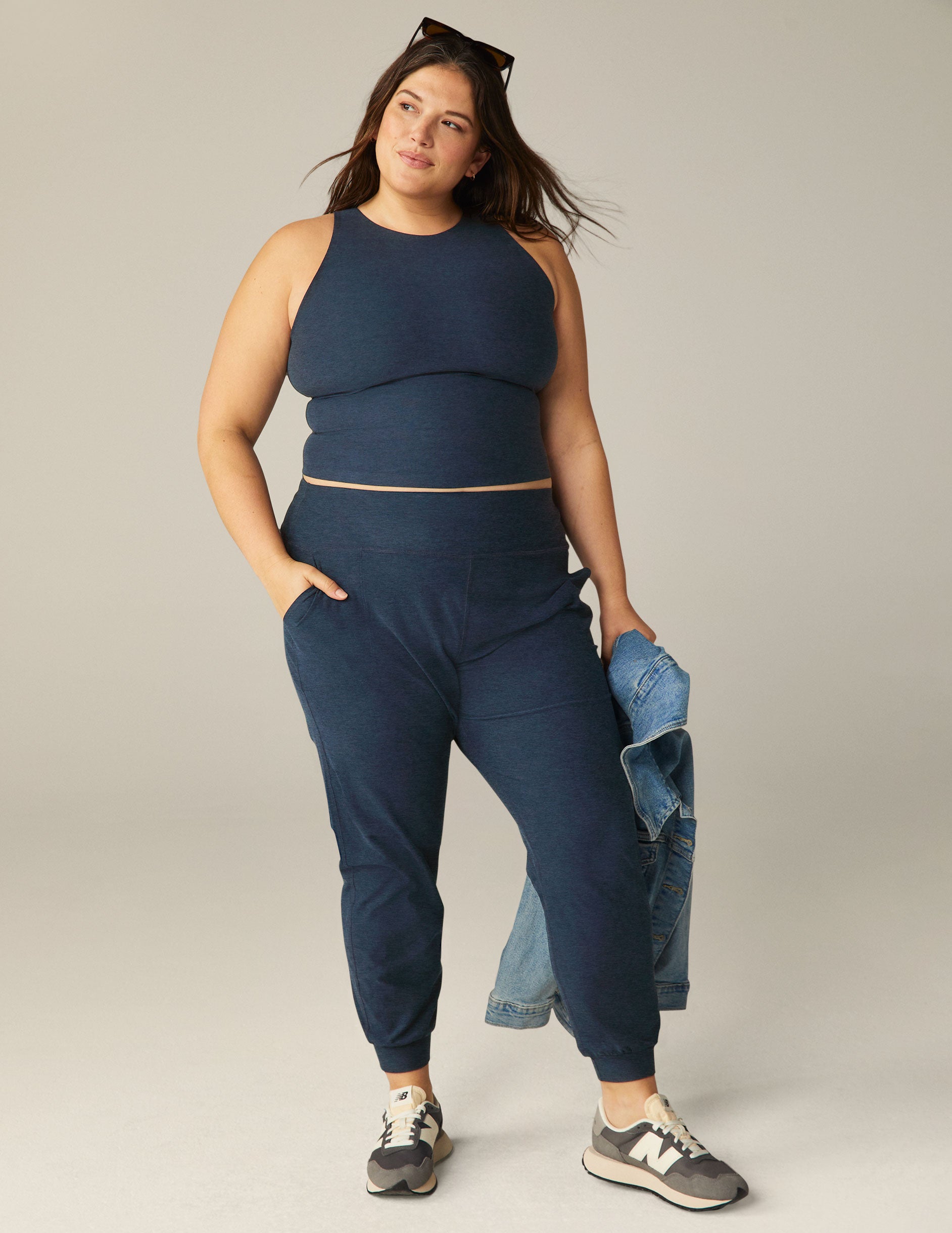 Spacedye™ Midi Jogger - Nocturnal Navy