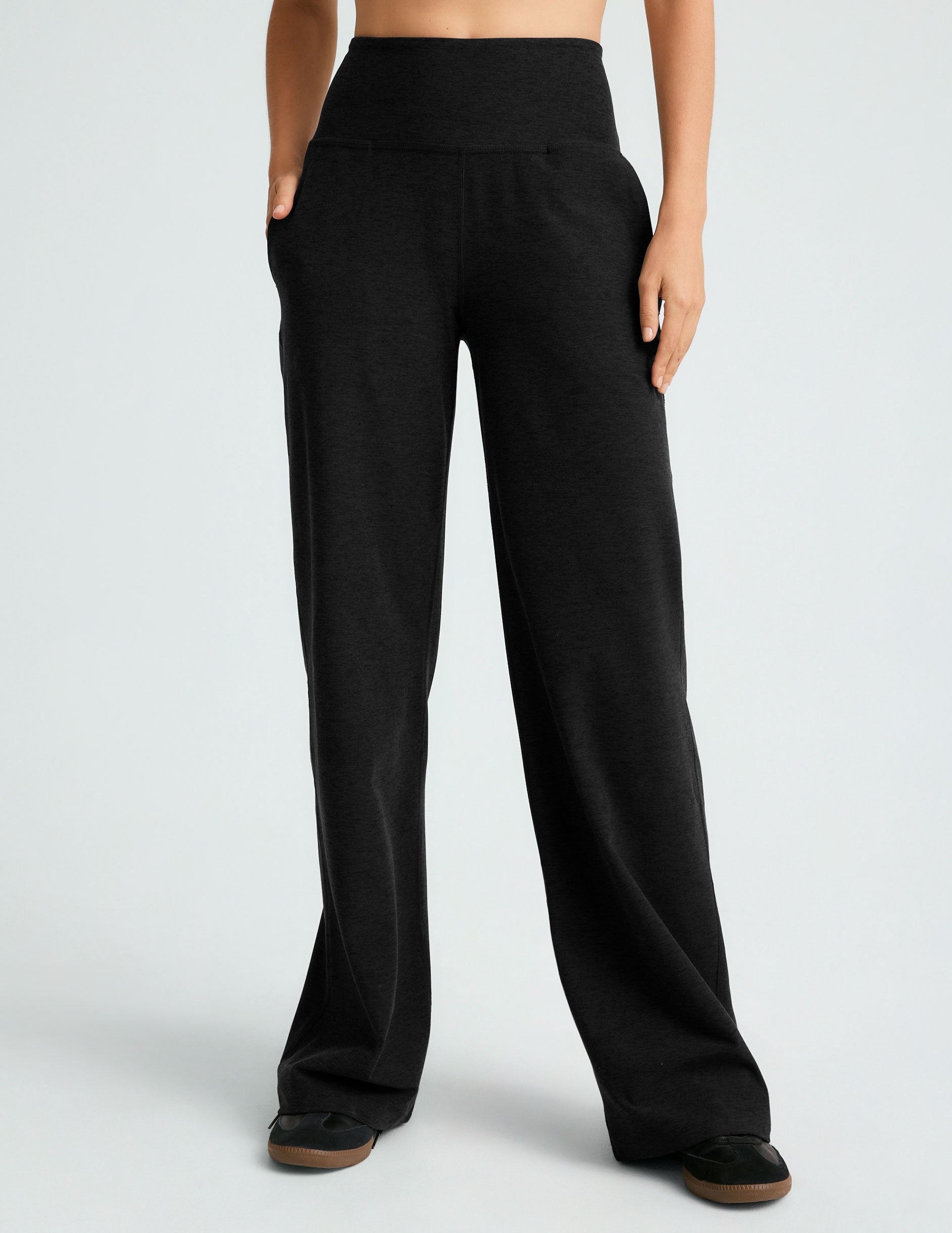 Spacedye™ Laid Back Wide Leg Pant 29" - Darkest Night