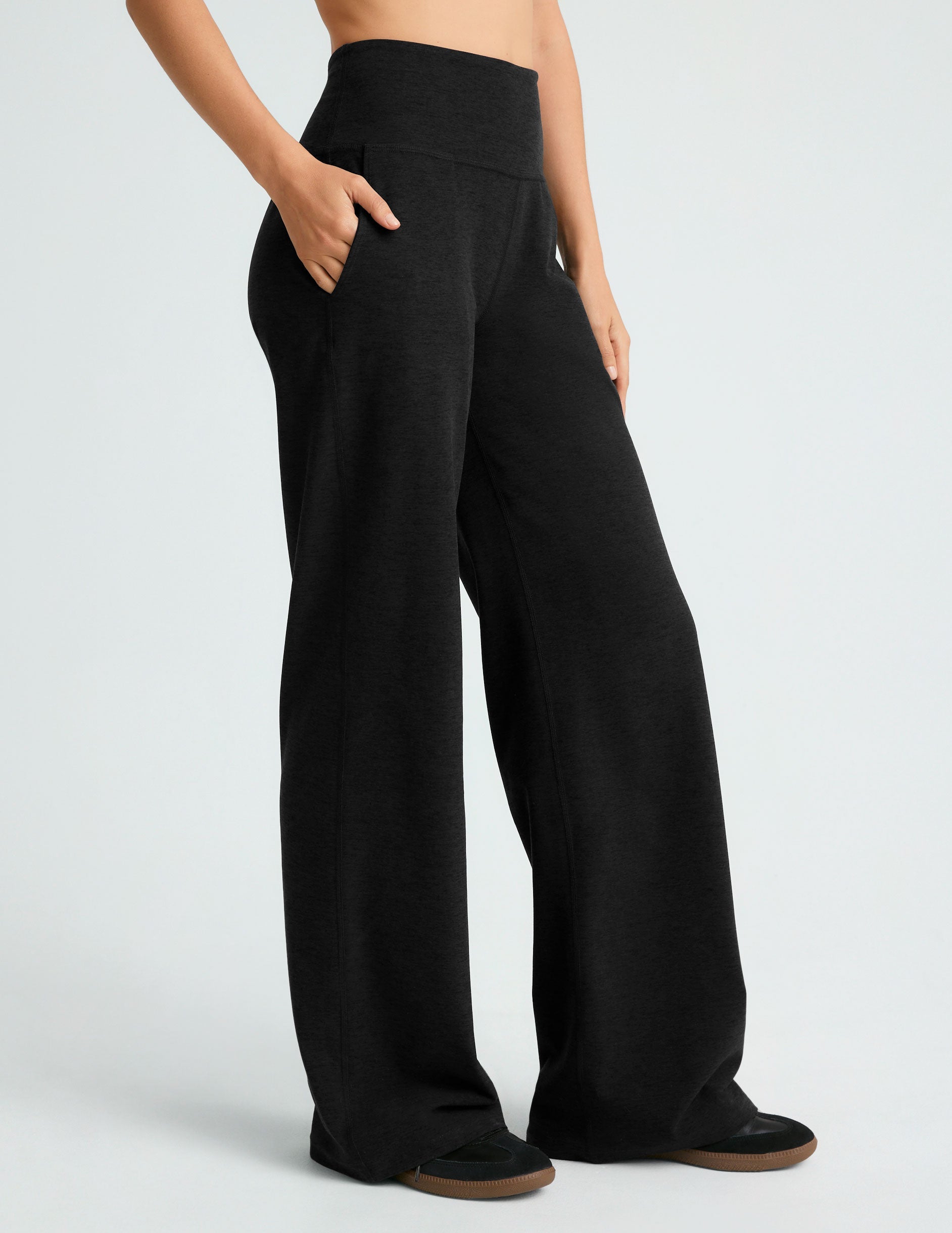 Spacedye™ Laid Back Wide Leg Pant 29" - Darkest Night