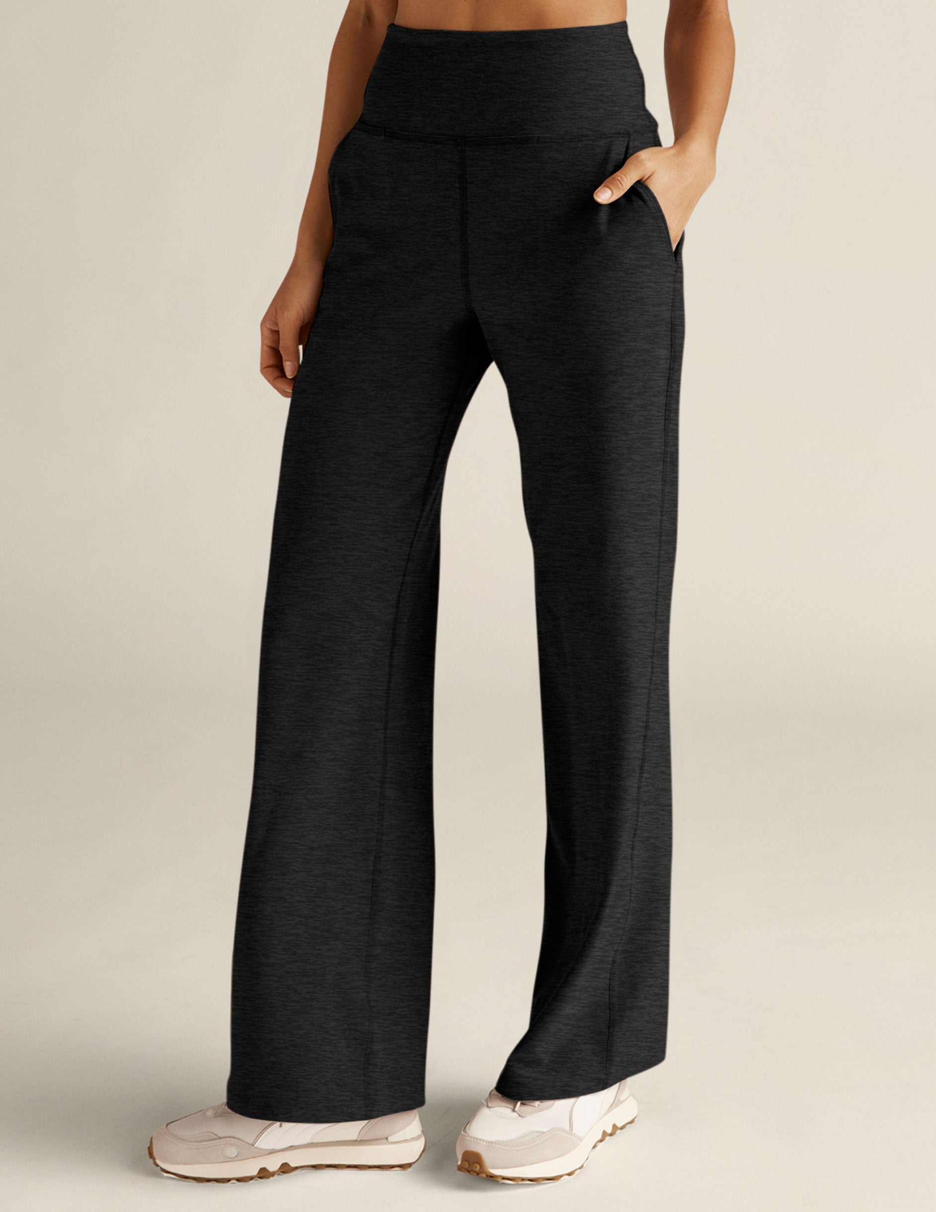 Spacedye™ Laid Back Wide Leg Pant 31" - Darkest Night