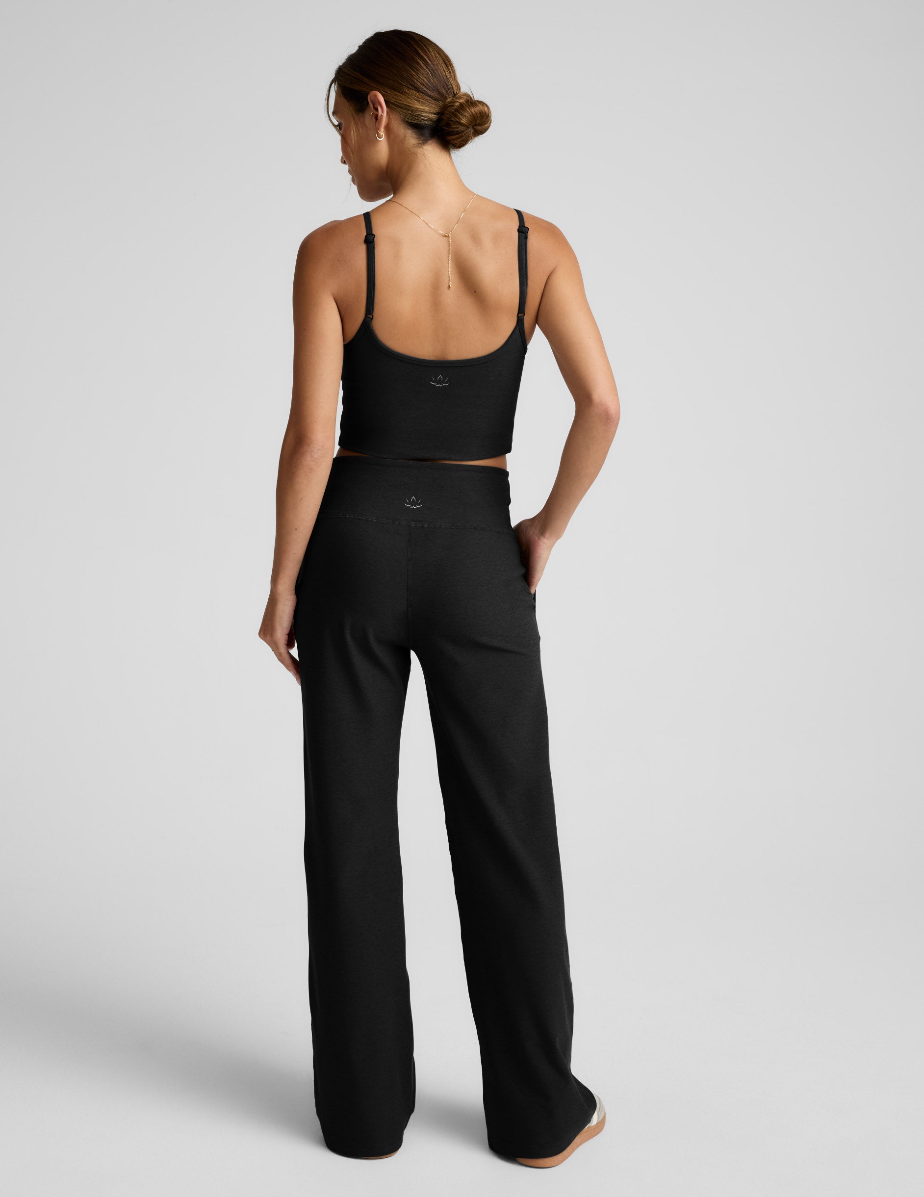 Spacedye™ Laid Back Wide Leg Pant 29" - Darkest Night