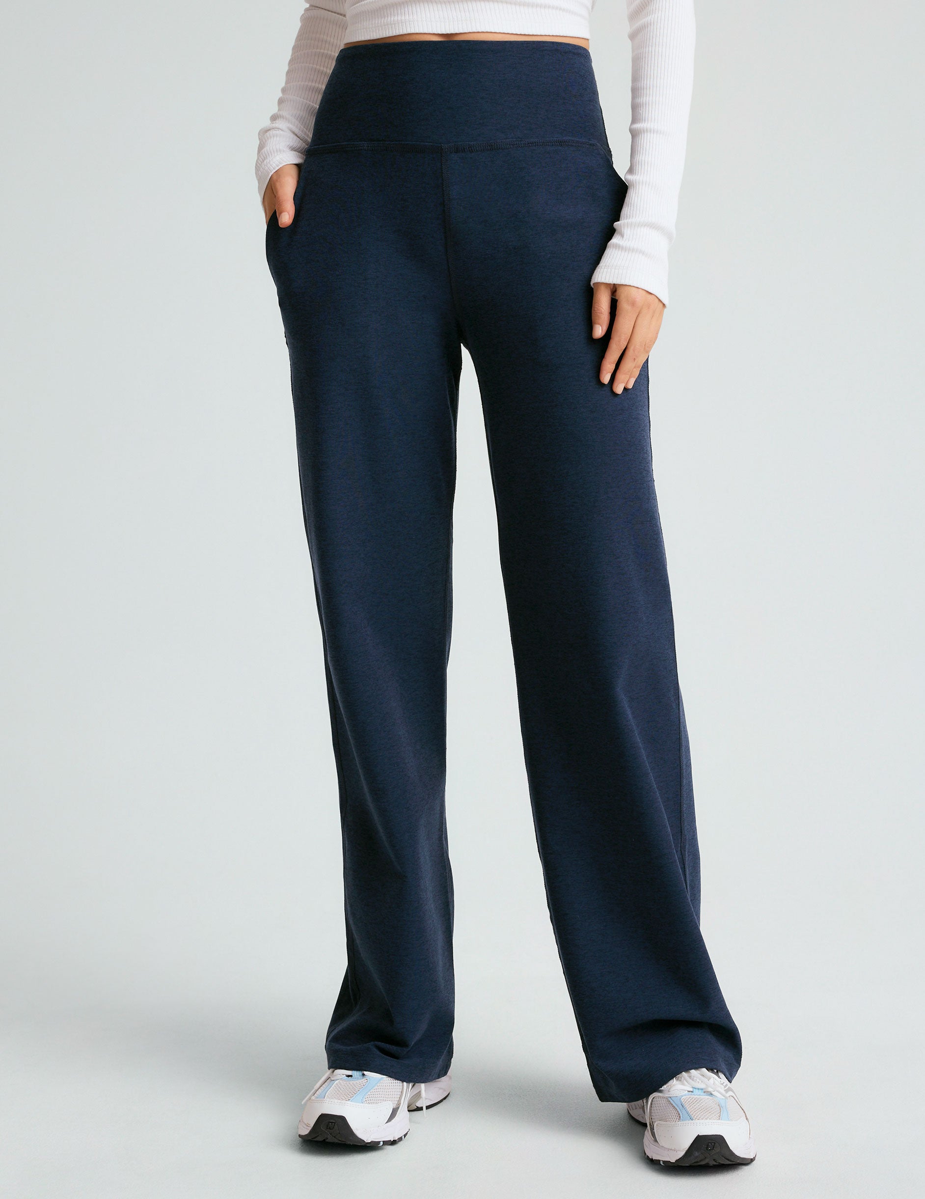 Spacedye™ Laid Back Wide Leg Pant 29" - Nocturnal Navy