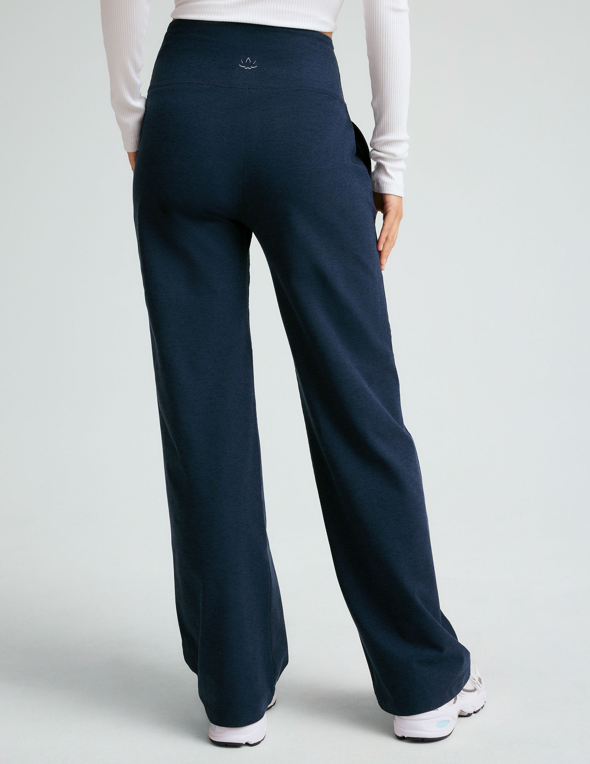 Spacedye™ Laid Back Wide Leg Pant 29" - Nocturnal Navy
