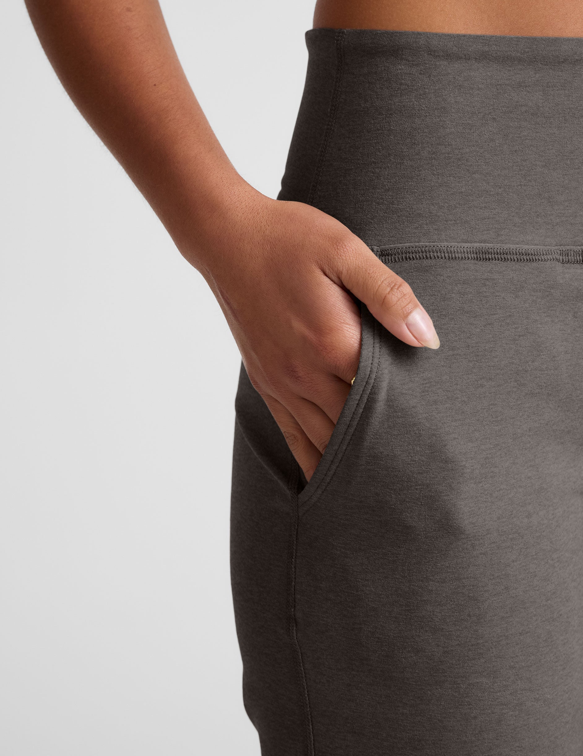 Spacedye™ Laid Back Wide Leg Pant 31" - True Gray Heather