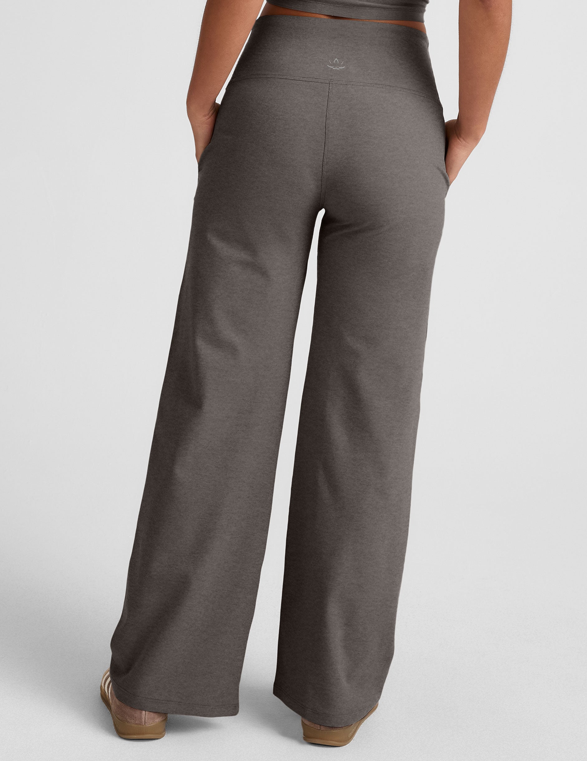 Spacedye™ Laid Back Wide Leg Pant 31" - True Gray Heather
